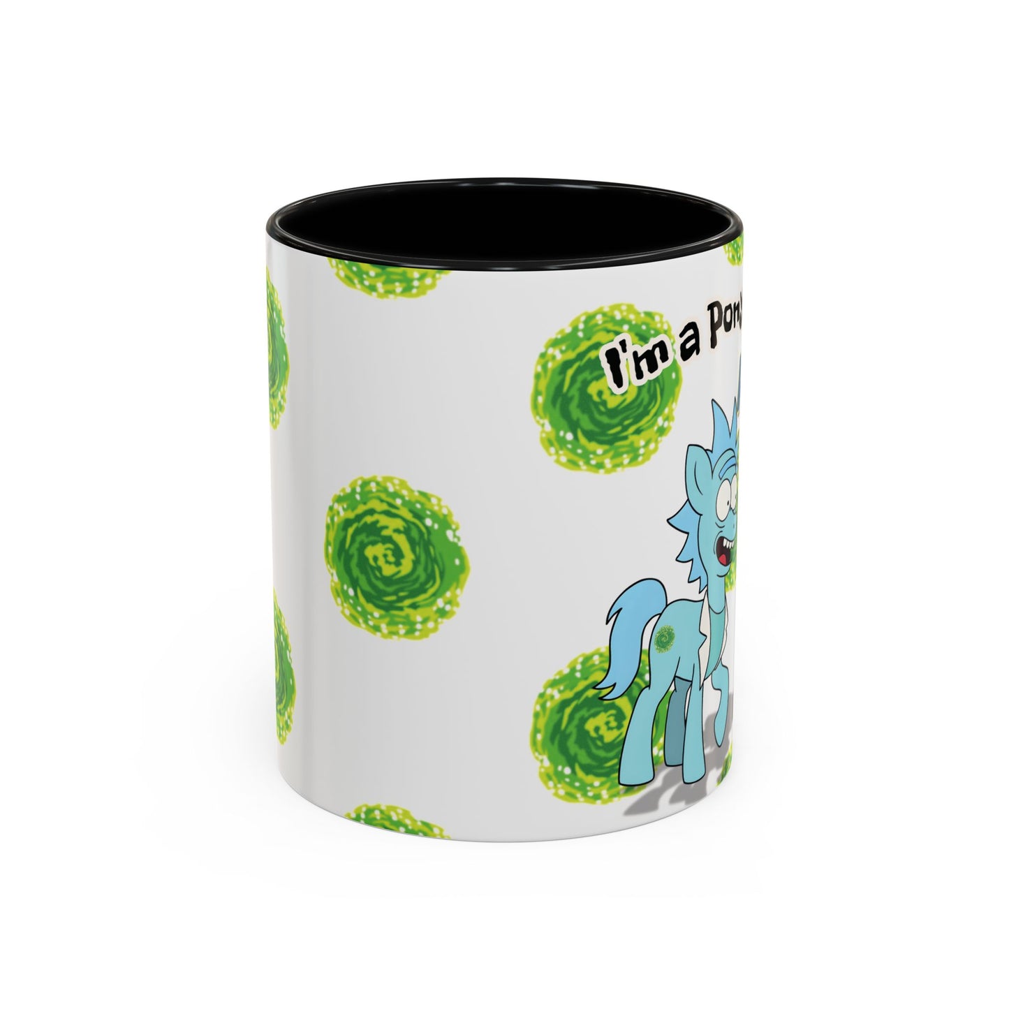 Rick & Morty Pony Accent Coffee Mug (11, 15oz)