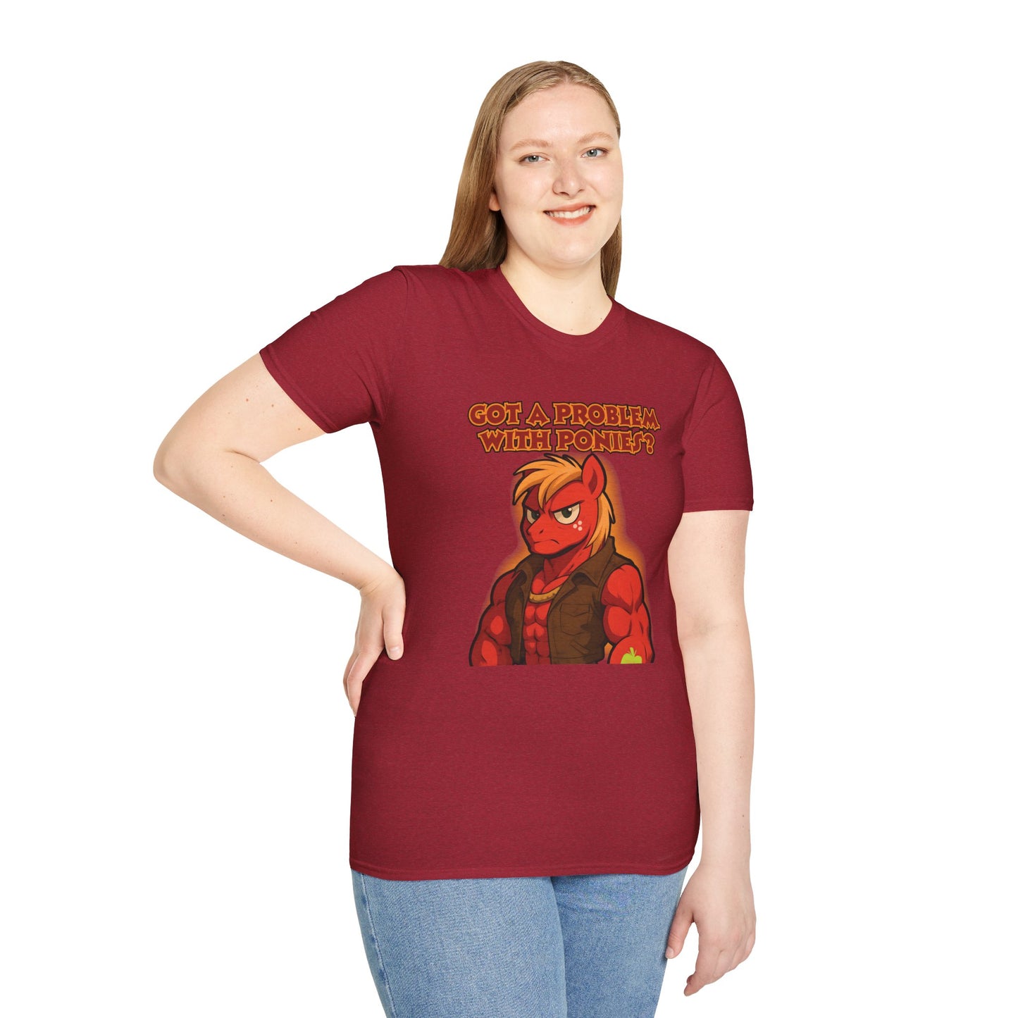 My Little Pony Masculine Big Mac - Pony Problem - Unisex Softstyle T-Shirt