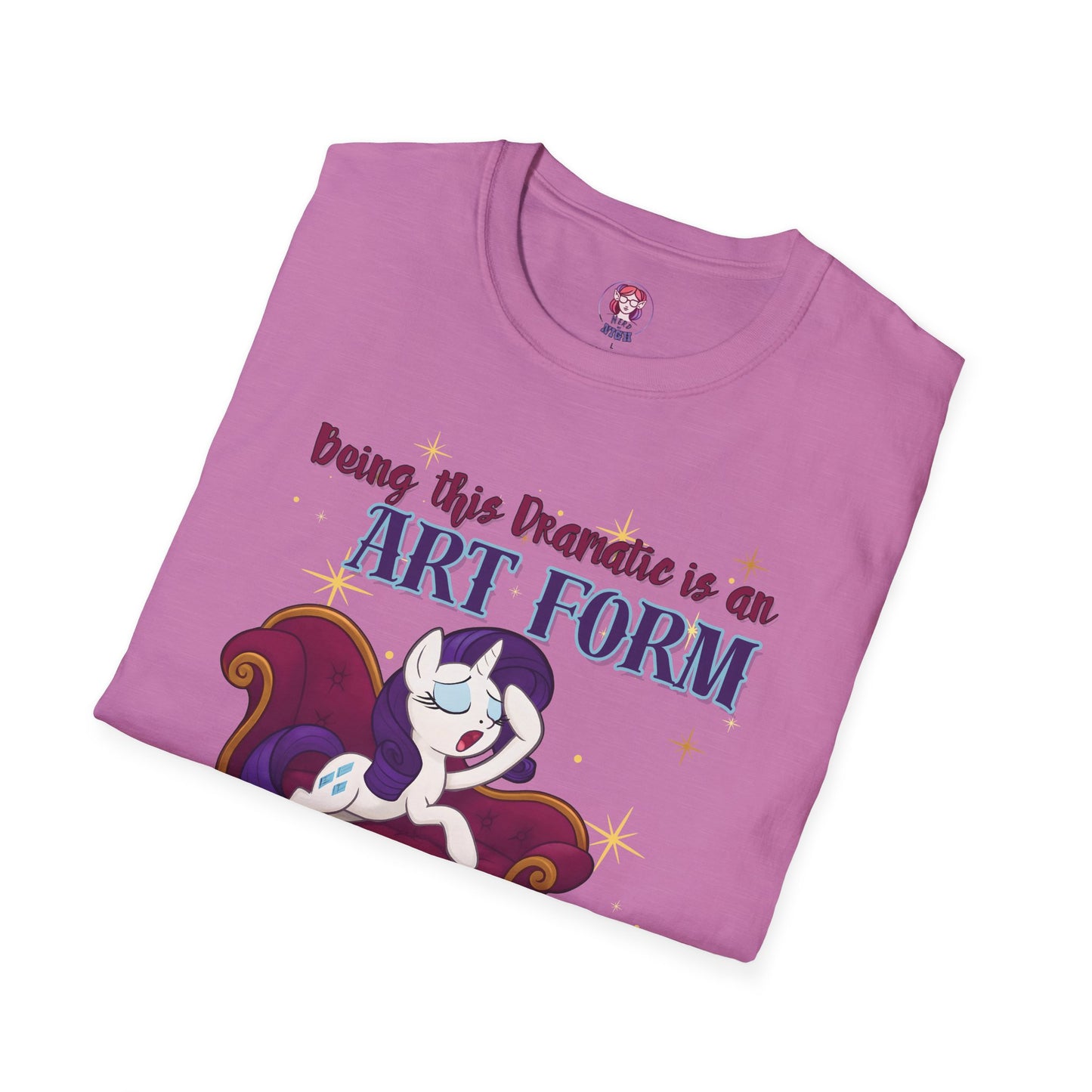 My Little Pony Rarity - Being Dramatic - Unisex Softstyle T-Shirt