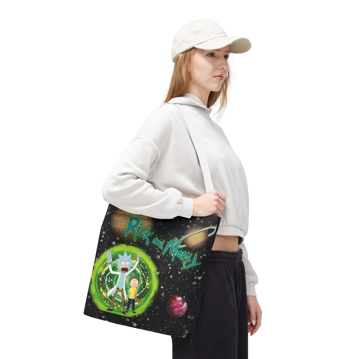 Rick & Morty Custom Adventure Tote Bag