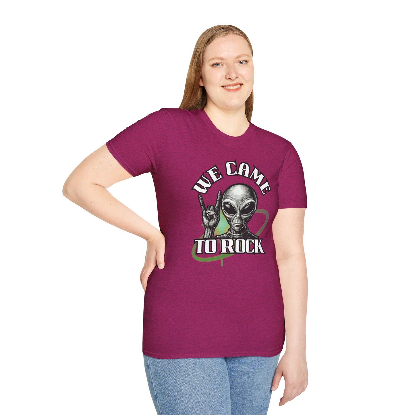 Alien Metal - We Came to Rock - Unisex Softstyle T-Shirt