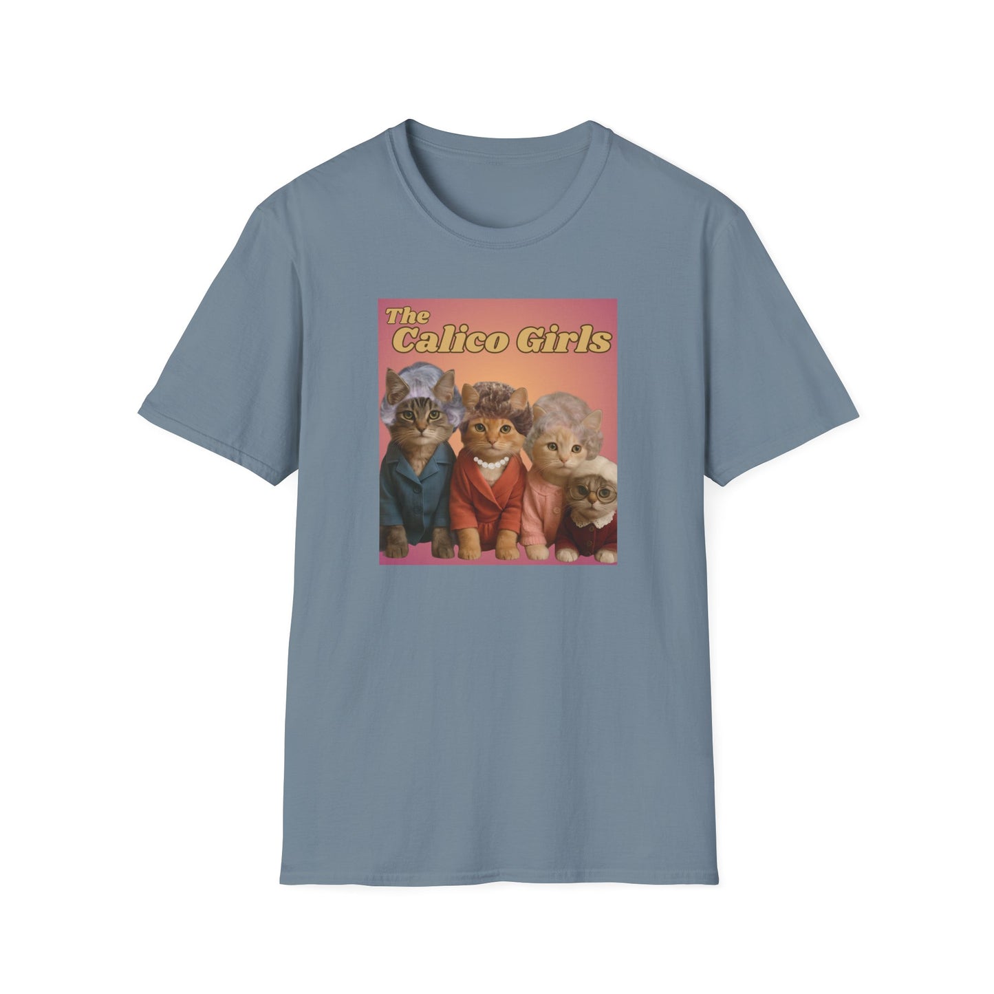 The Calico Girls cute kittens - Unisex Softstyle T-Shirt