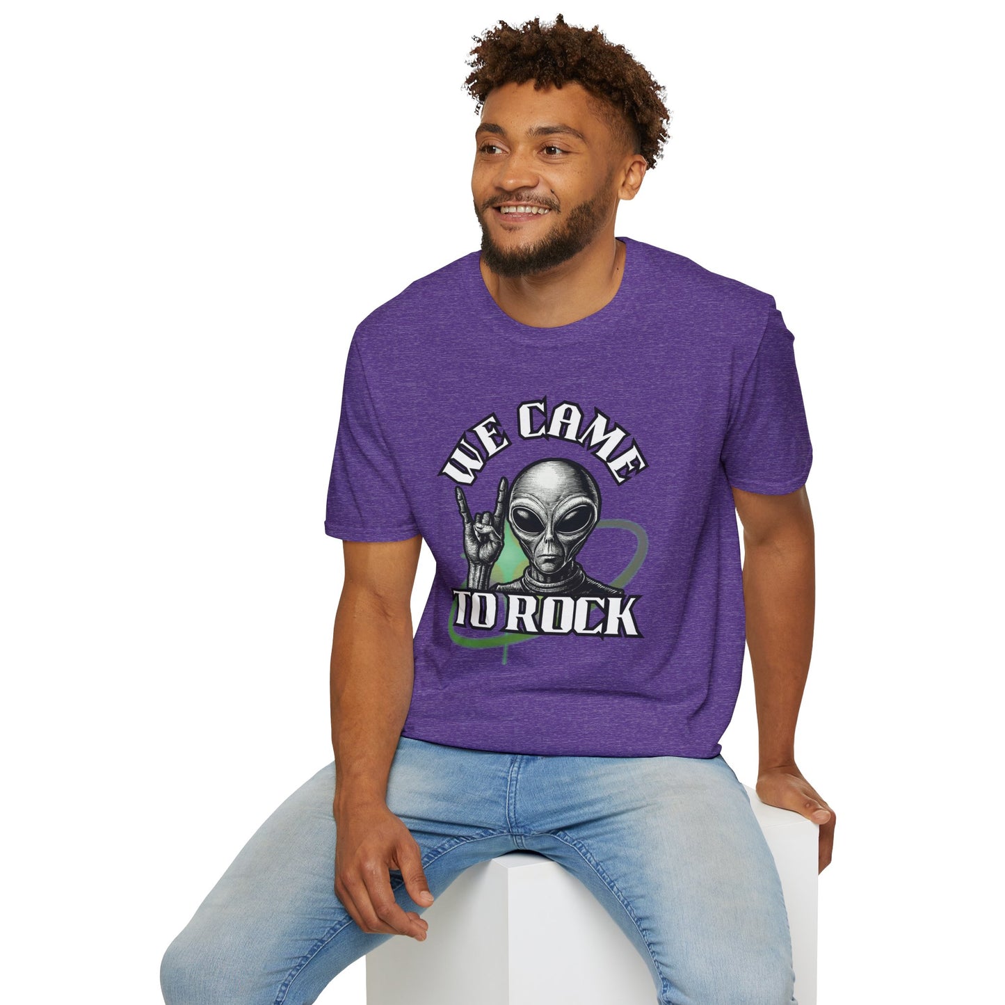 Alien Metal - We Came to Rock - Unisex Softstyle T-Shirt