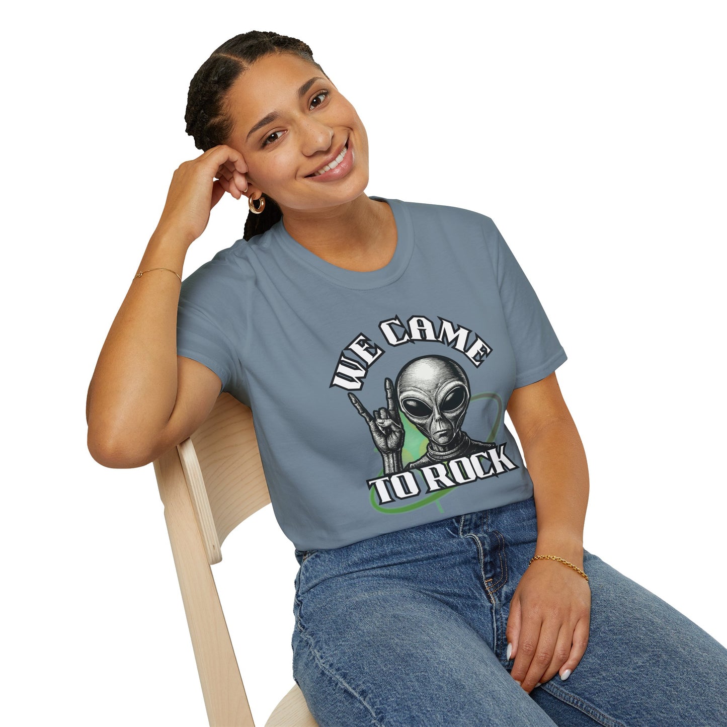 Alien Metal - We Came to Rock - Unisex Softstyle T-Shirt