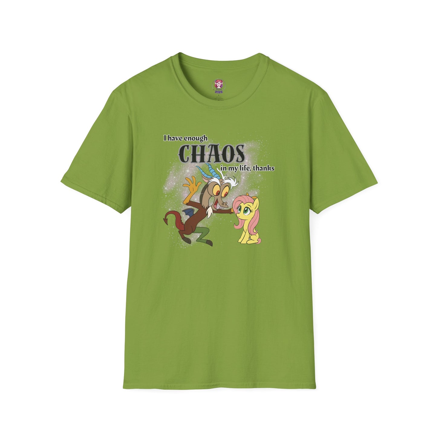 My Little Pony Discord and Fluttershy - Unisex Softstyle T-Shirt