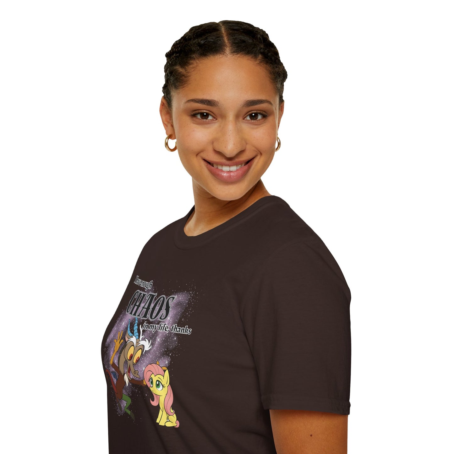 My Little Pony Discord and Fluttershy - Unisex Softstyle T-Shirt