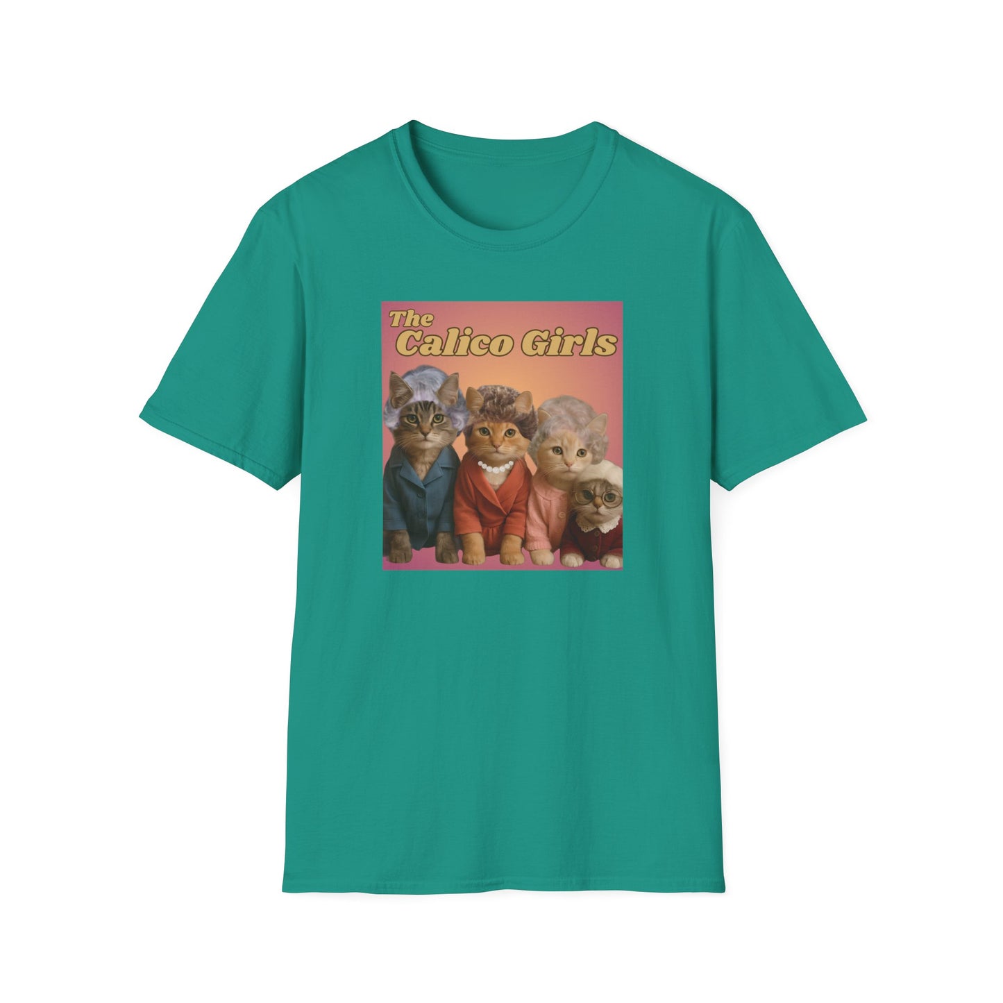 The Calico Girls cute kittens - Unisex Softstyle T-Shirt