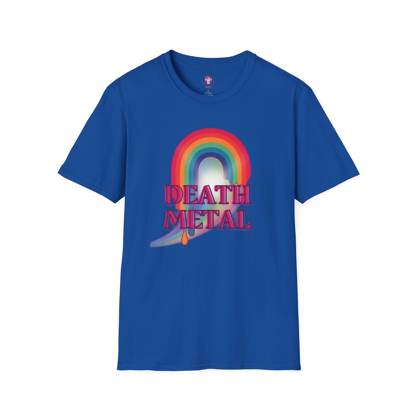 Rainbow Death Metal - Unisex Softstyle T-Shirt