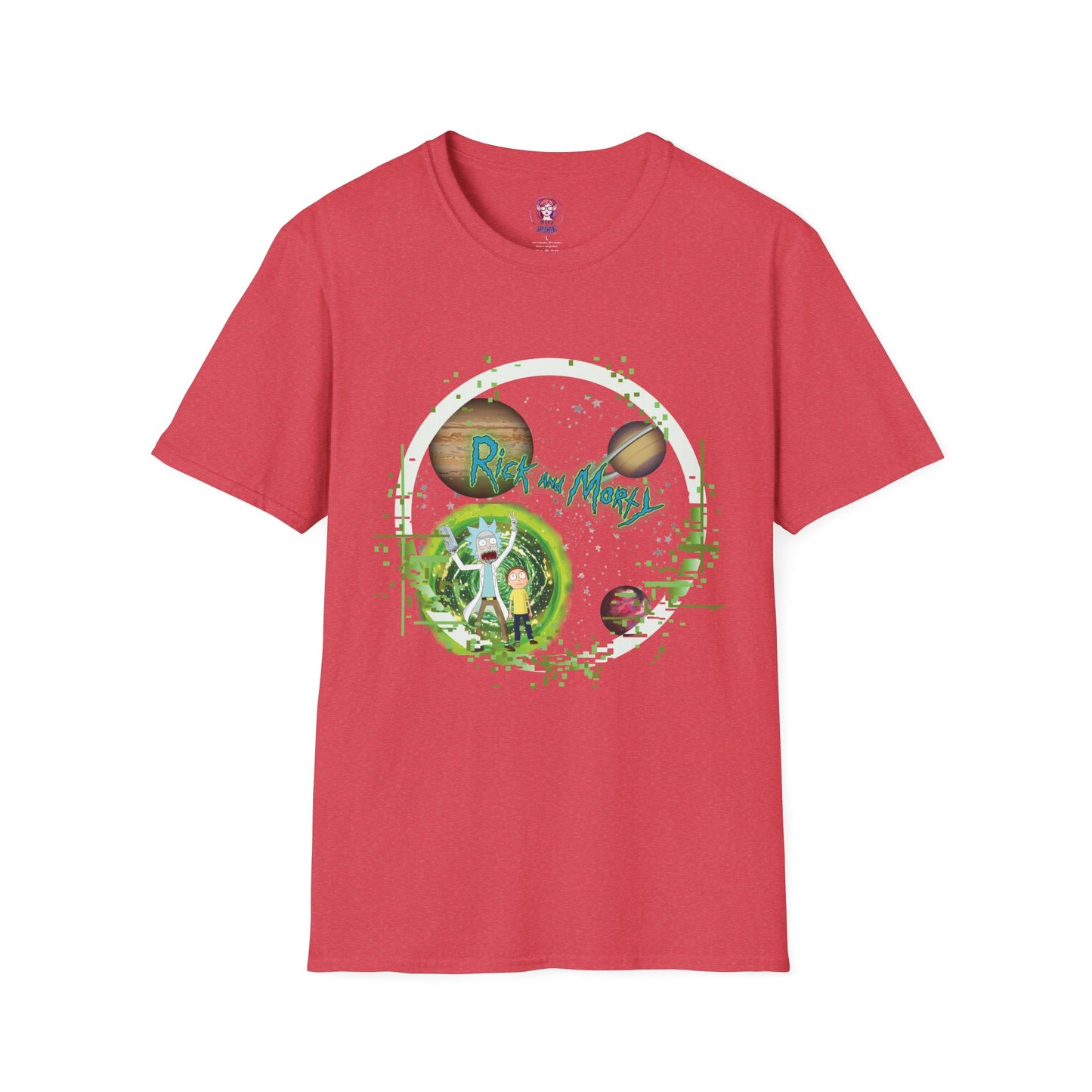 Rick & Morty Broken Space - Unisex Softstyle T-Shirt