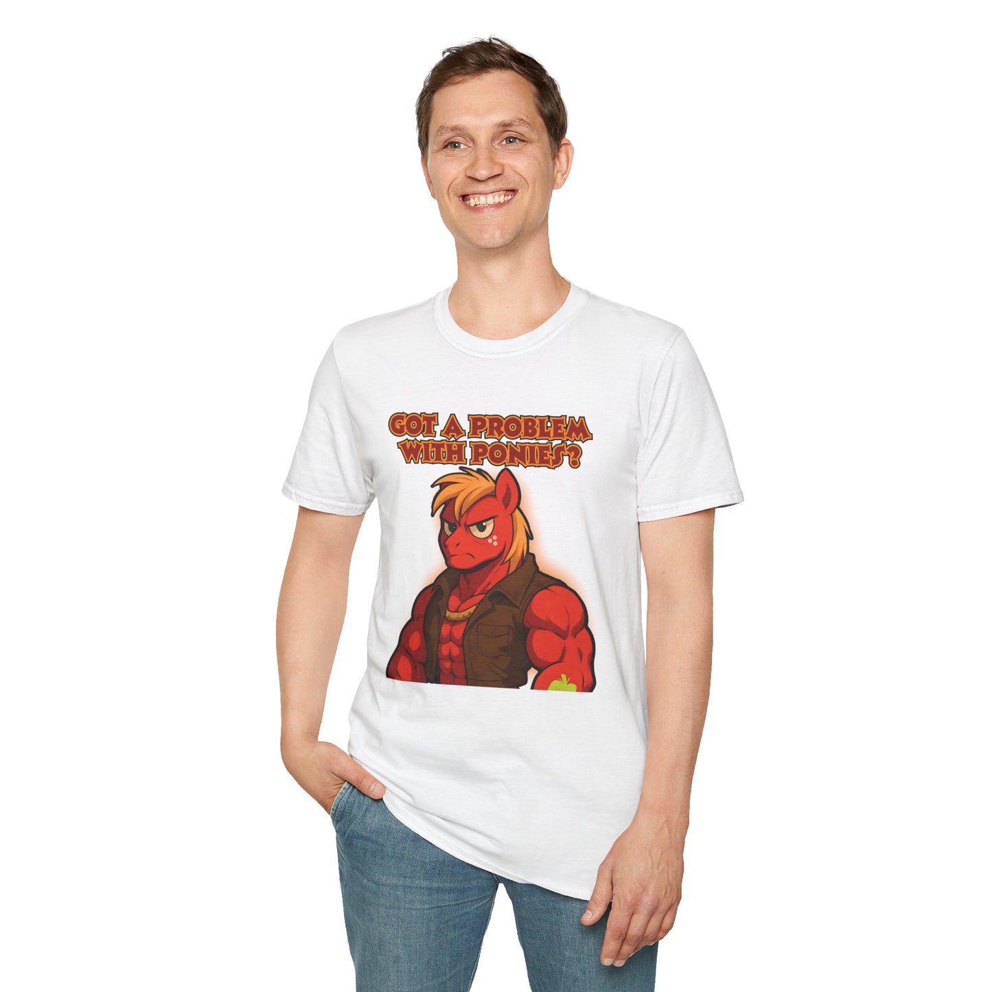 My Little Pony Masculine Big Mac - Pony Problem - Unisex Softstyle T-Shirt