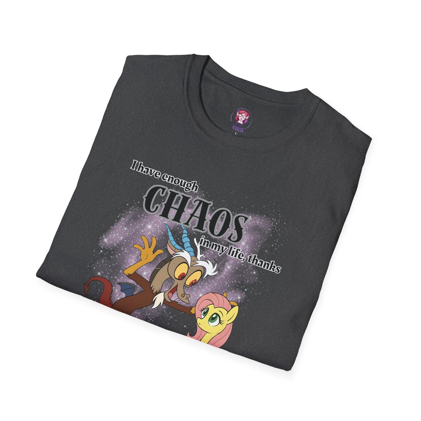 My Little Pony Discord and Fluttershy - Unisex Softstyle T-Shirt
