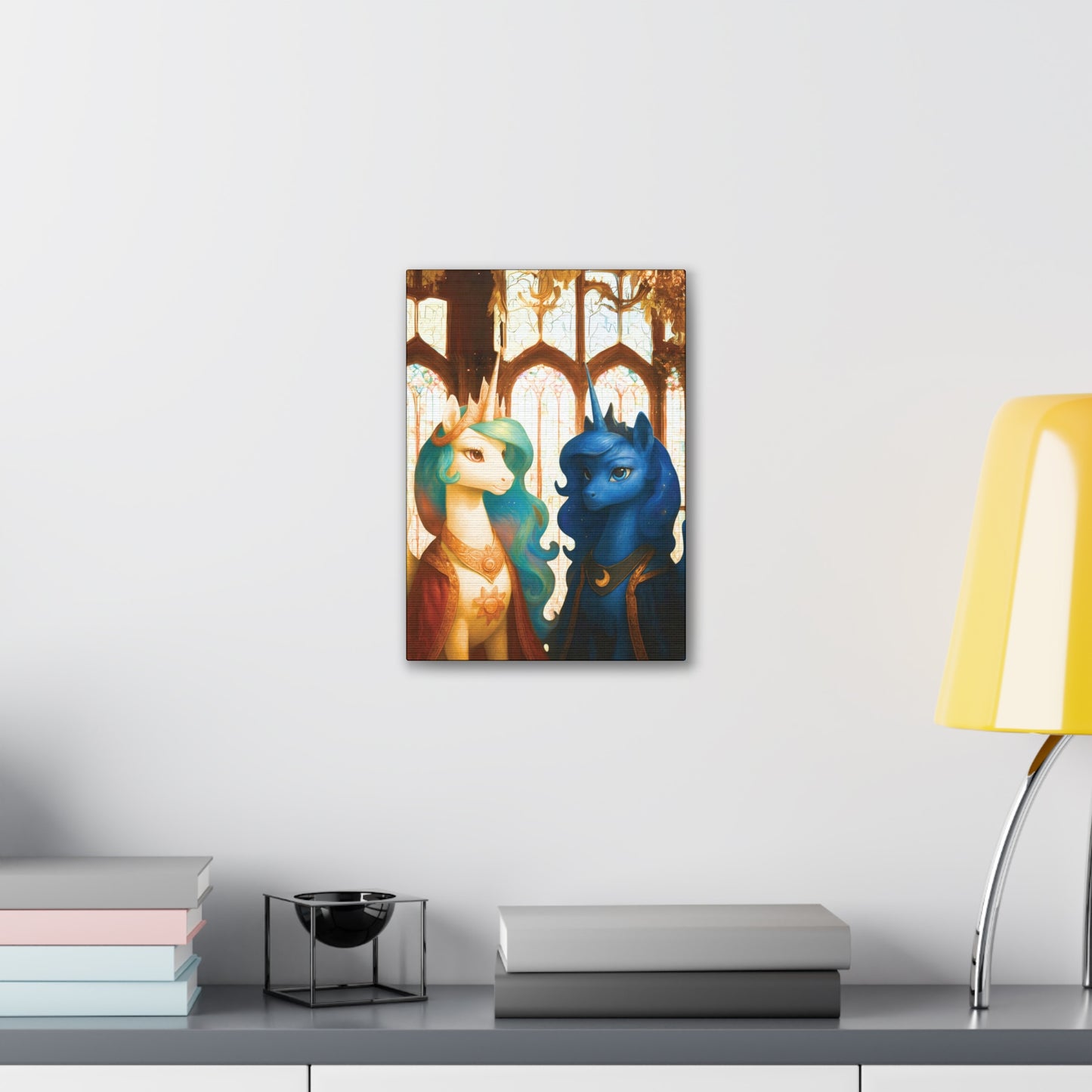 Royal Luna & Celestia - My Little Pony Canvas Art - Stretched, 0.75"