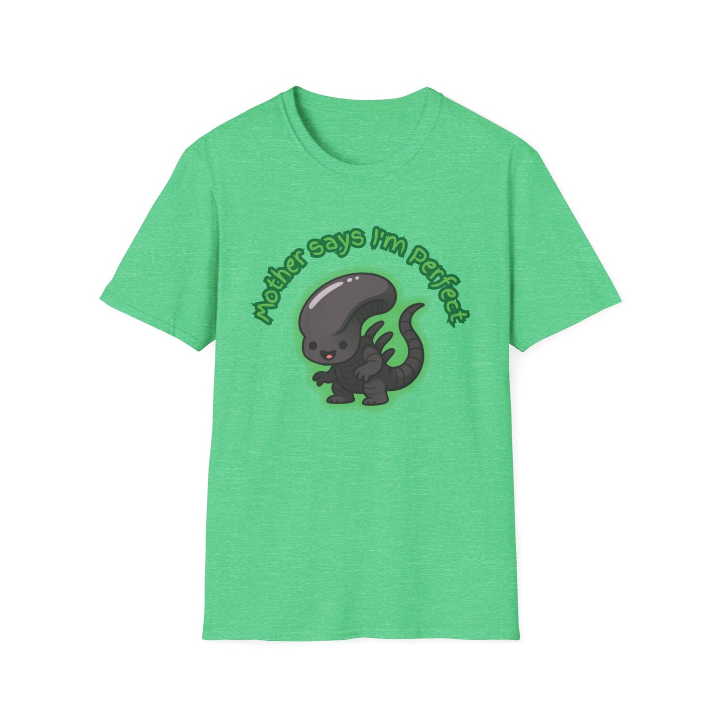 Alien Cute Xenomorph I'm Perfect - Unisex Softstyle T-Shirt