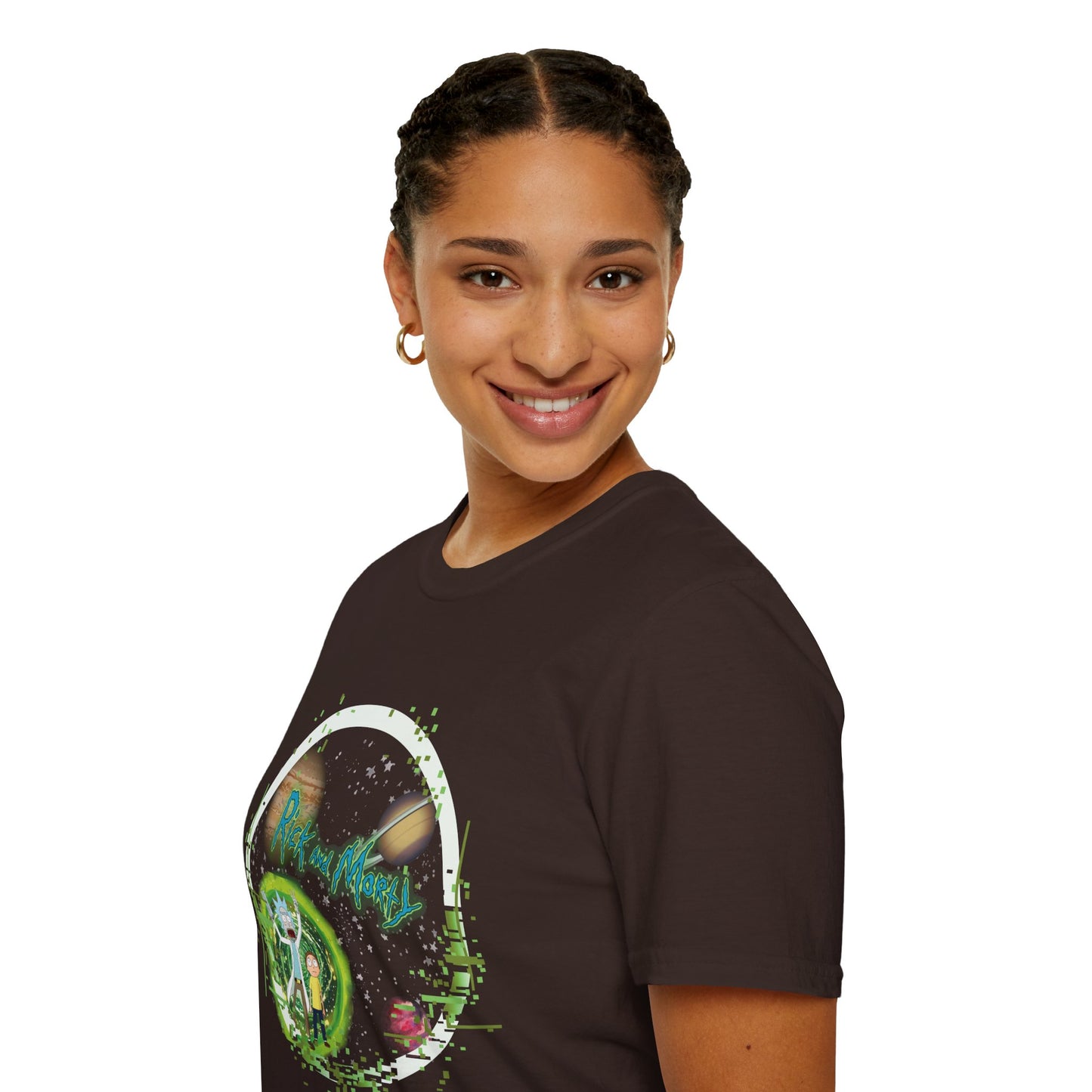 Rick & Morty Broken Space - Unisex Softstyle T-Shirt