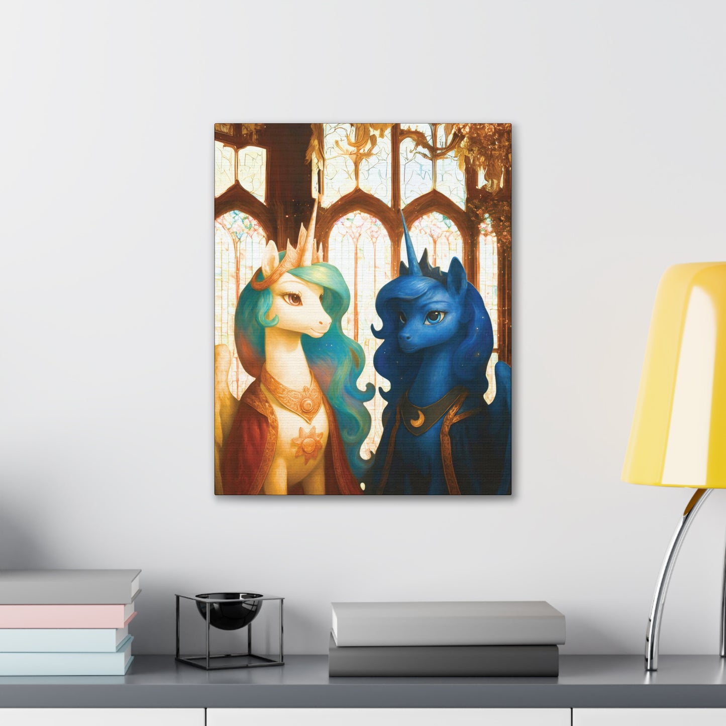 Royal Luna & Celestia - My Little Pony Canvas Art - Stretched, 0.75"