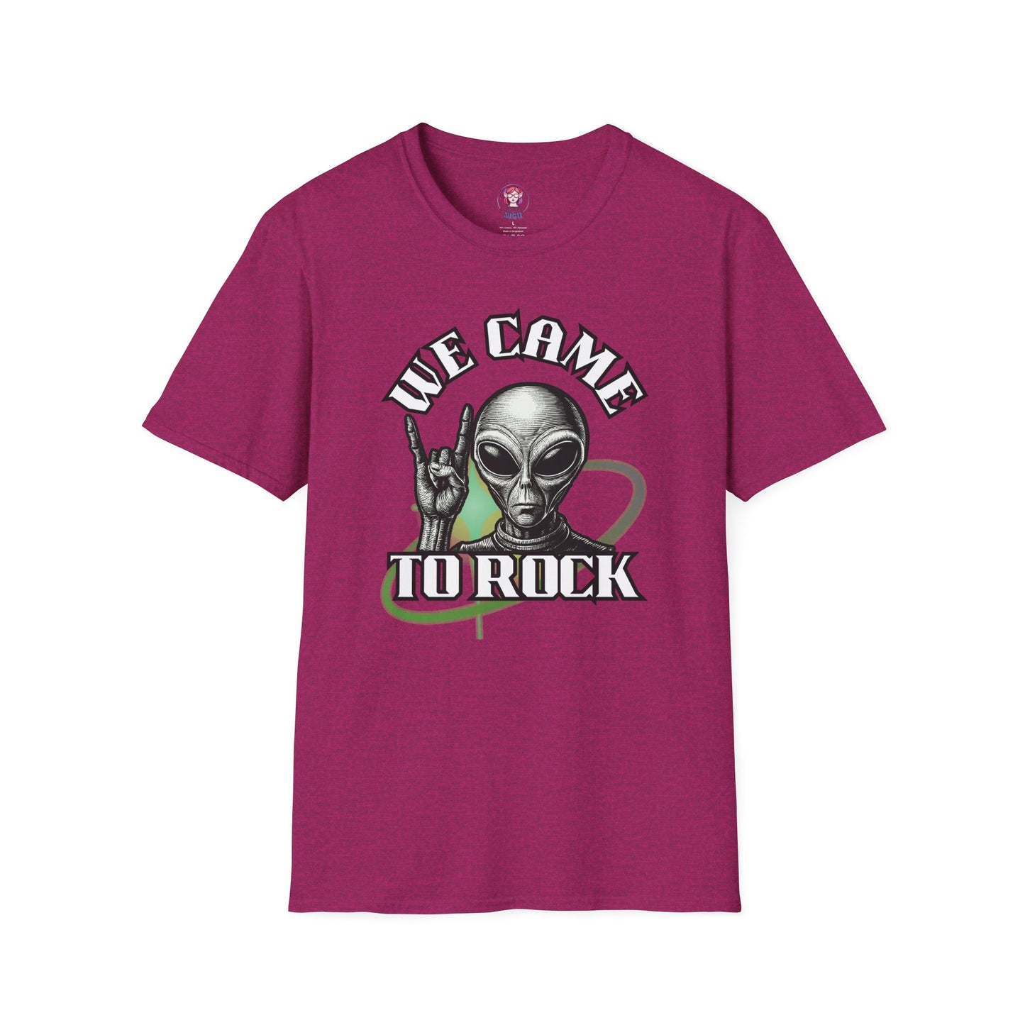 Alien Metal - We Came to Rock - Unisex Softstyle T-Shirt