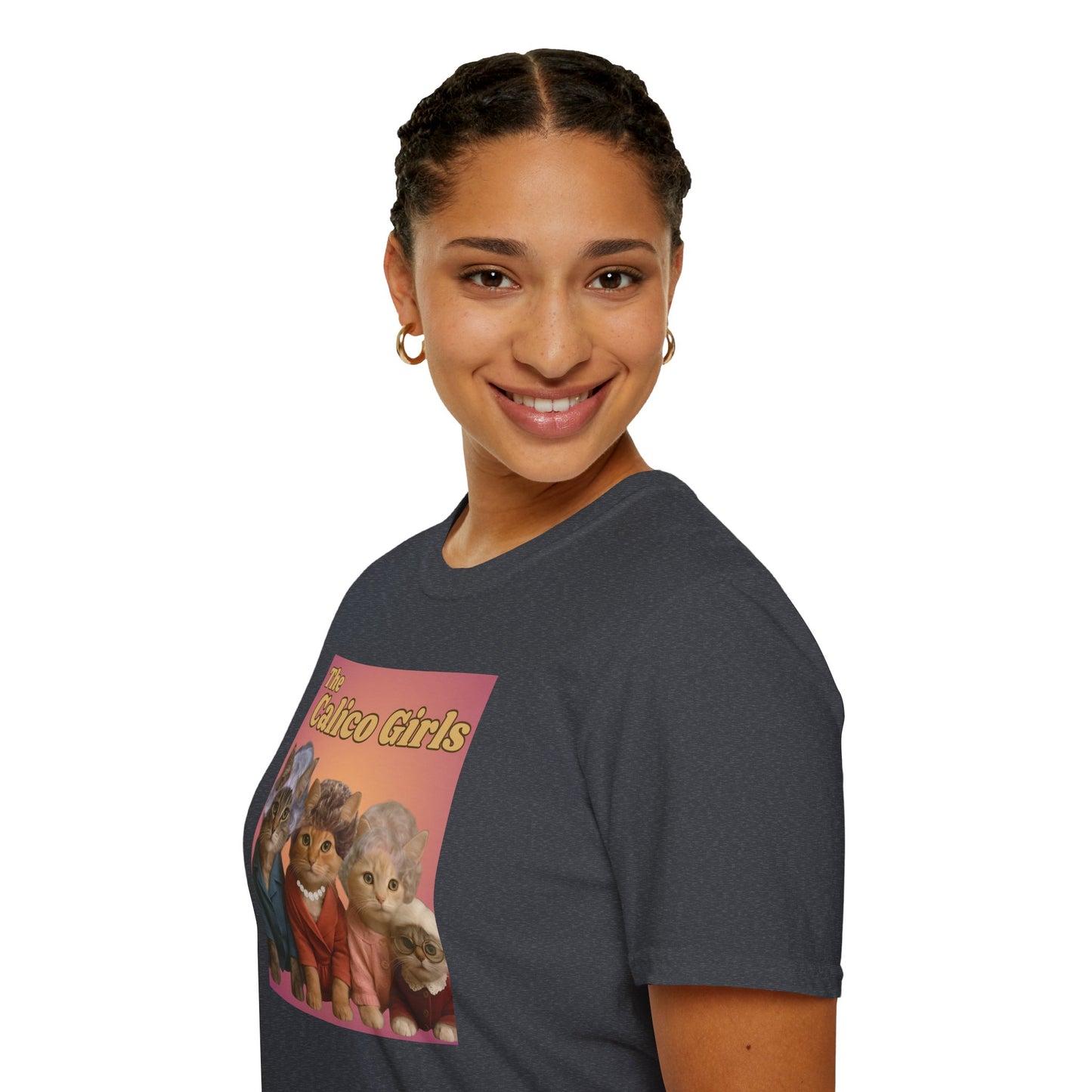 The Calico Girls cute kittens - Unisex Softstyle T-Shirt