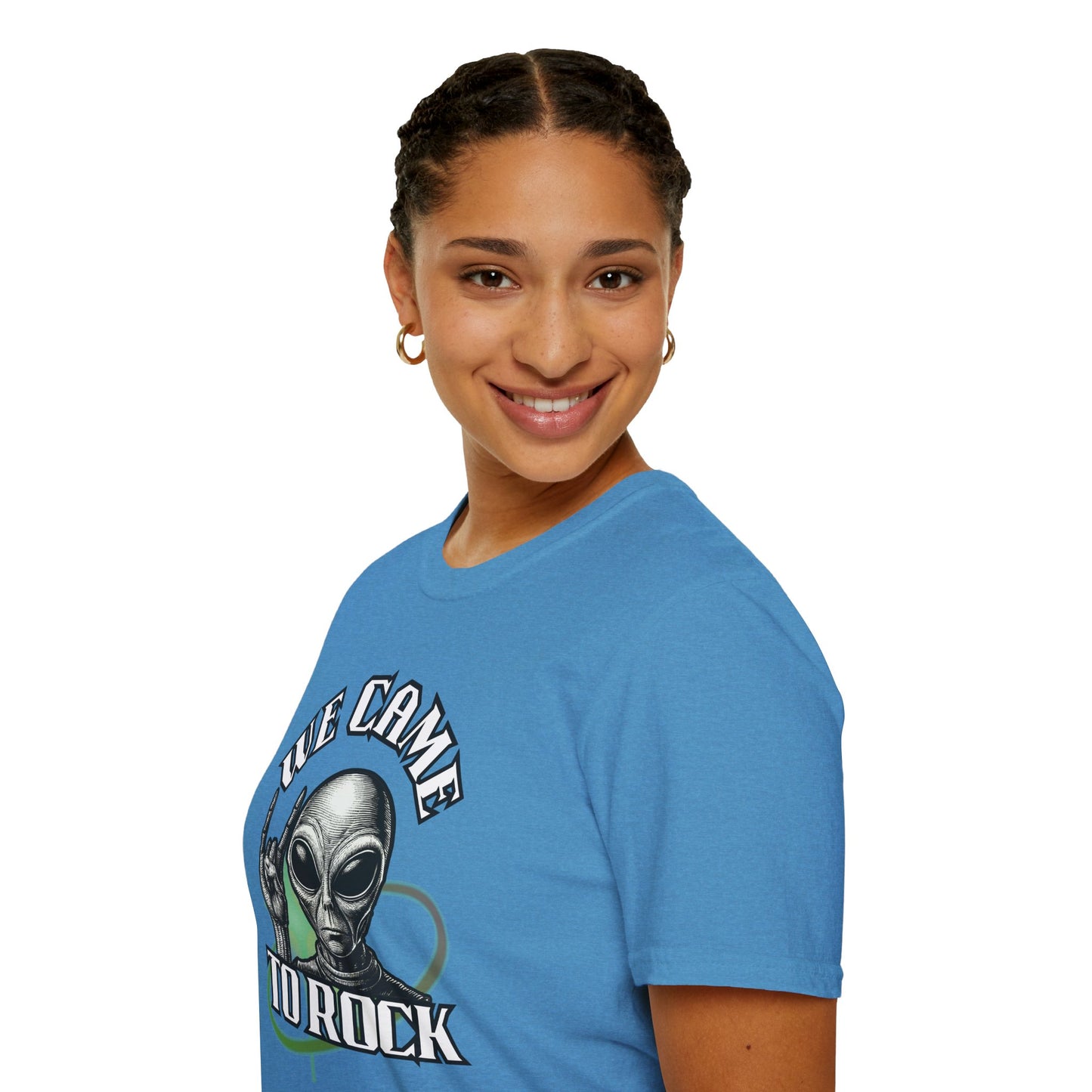 Alien Metal - We Came to Rock - Unisex Softstyle T-Shirt
