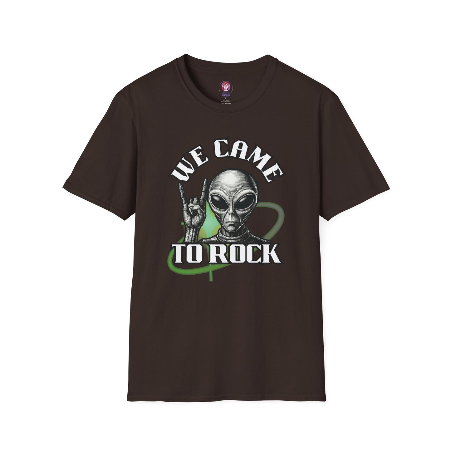 Alien Metal - We Came to Rock - Unisex Softstyle T-Shirt