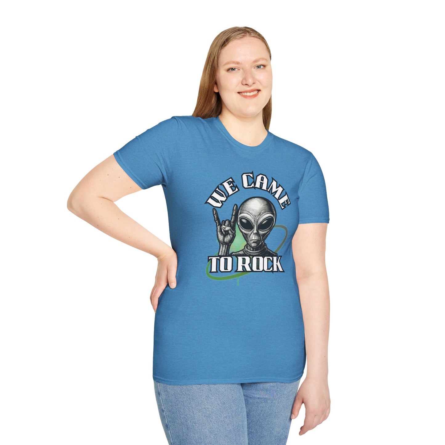 Alien Metal - We Came to Rock - Unisex Softstyle T-Shirt