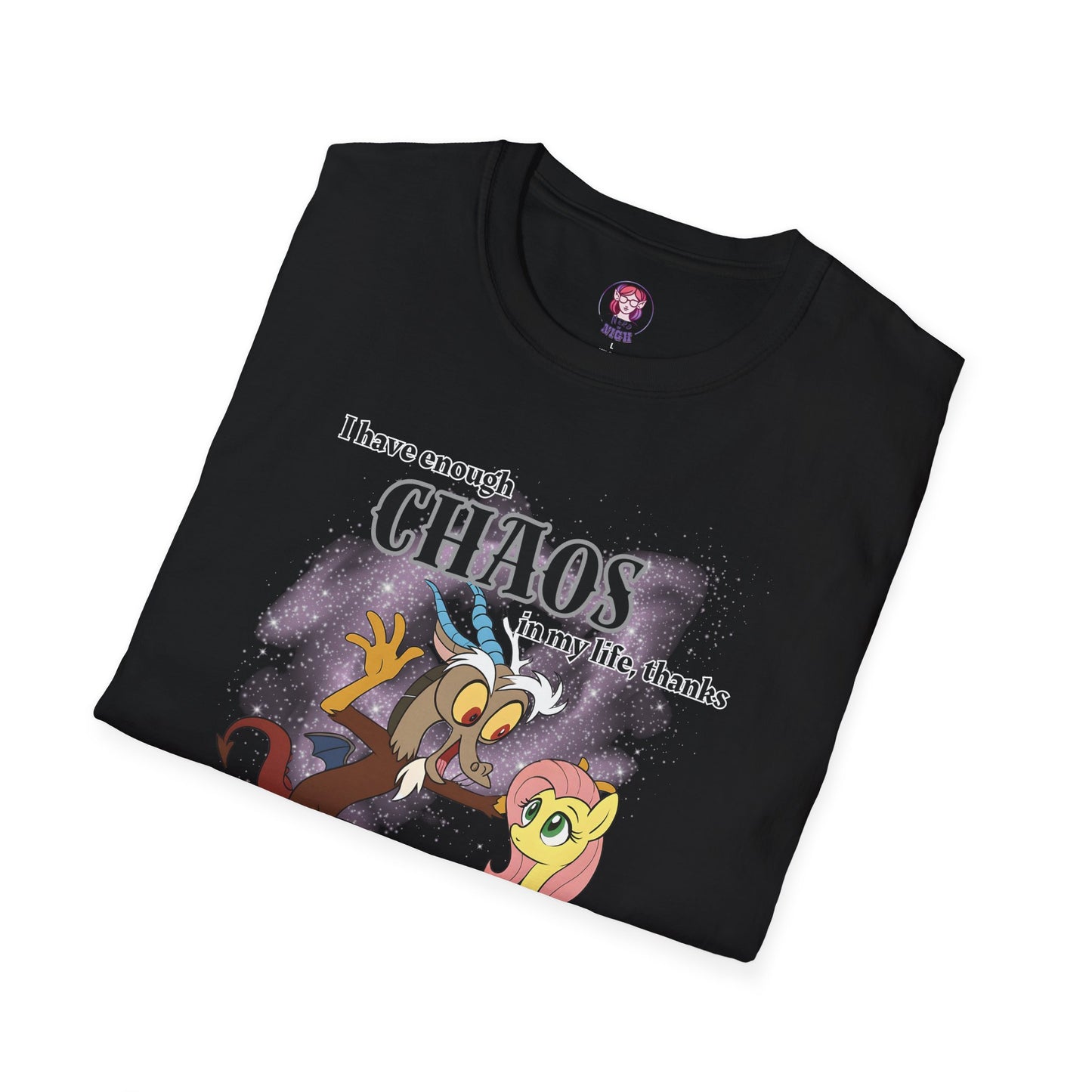 My Little Pony Discord and Fluttershy - Unisex Softstyle T-Shirt