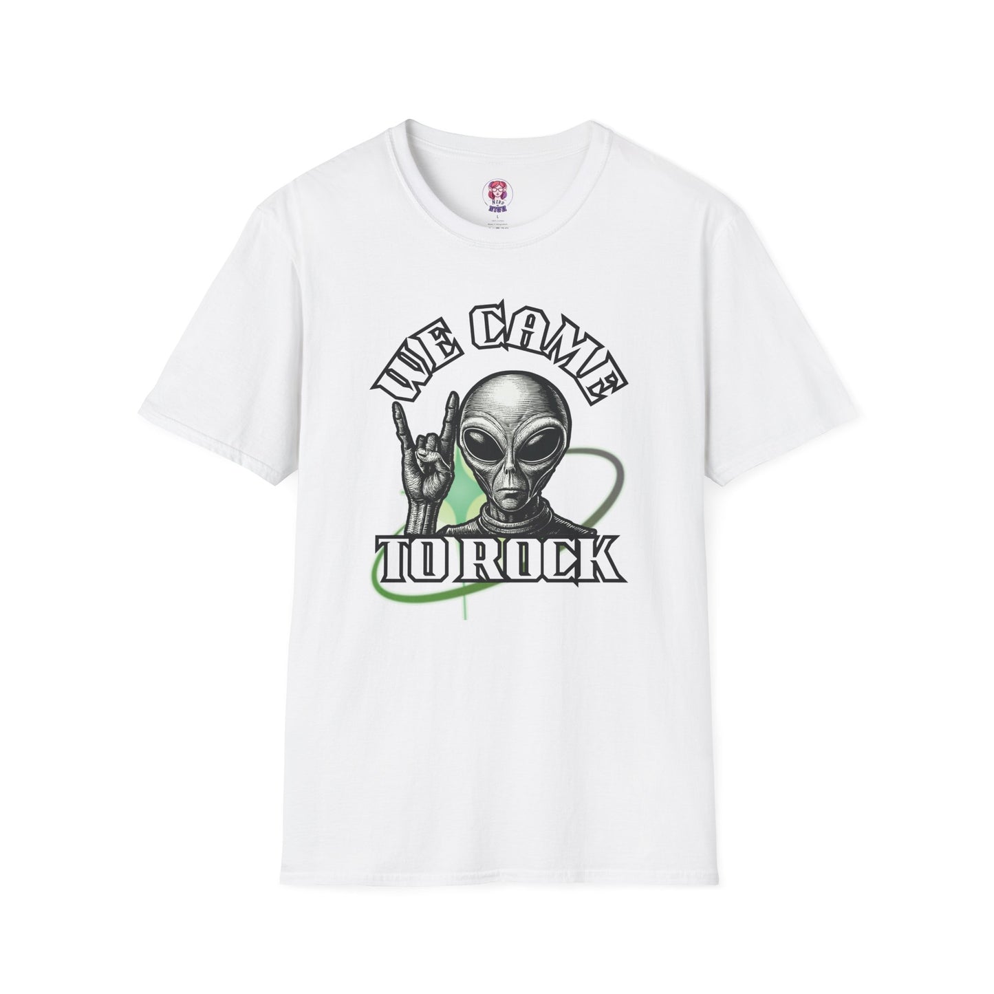 Alien Metal - We Came to Rock - Unisex Softstyle T-Shirt