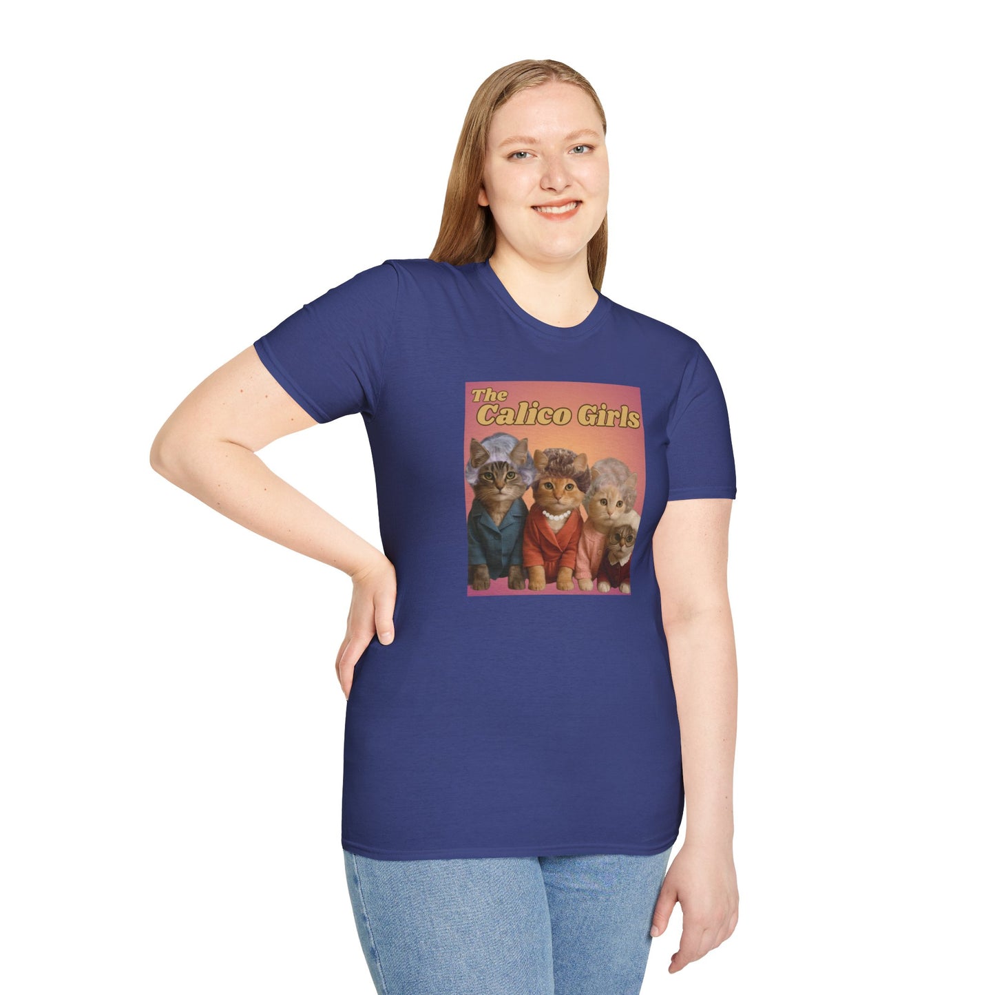 The Calico Girls cute kittens - Unisex Softstyle T-Shirt