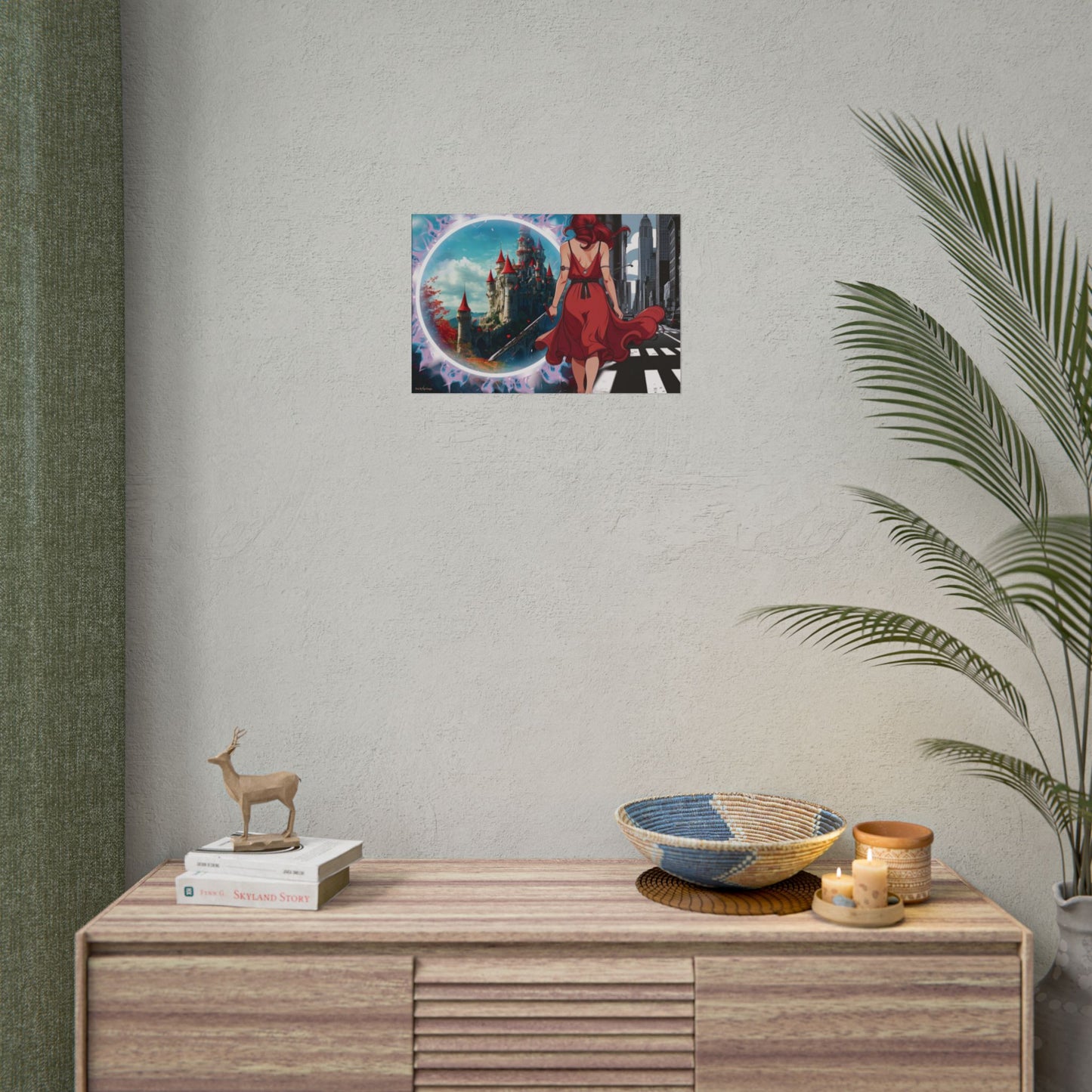 "Fantasy is Life" Rolled Poster, Wall Decor, Unique Wall Art