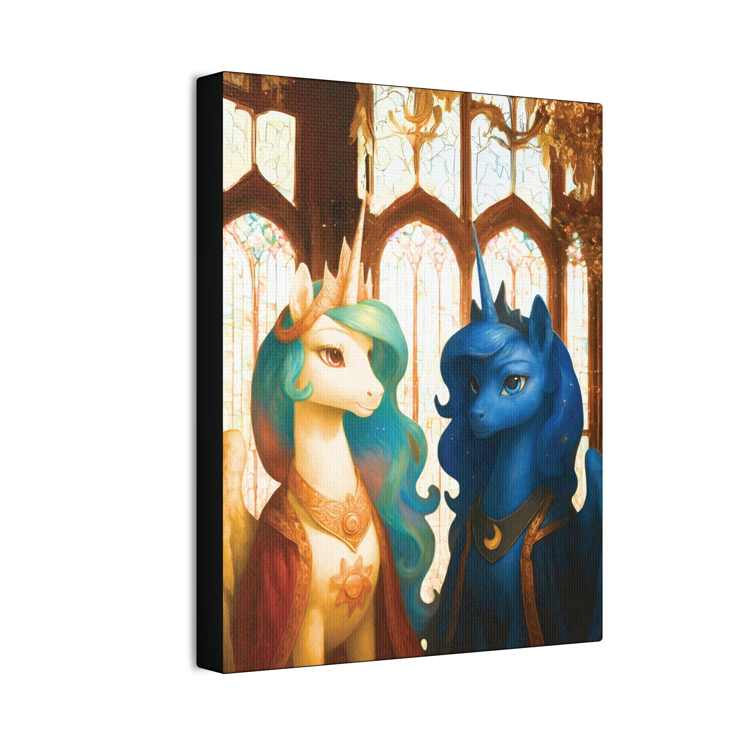 Royal Luna & Celestia - My Little Pony Canvas Art - Stretched, 0.75"