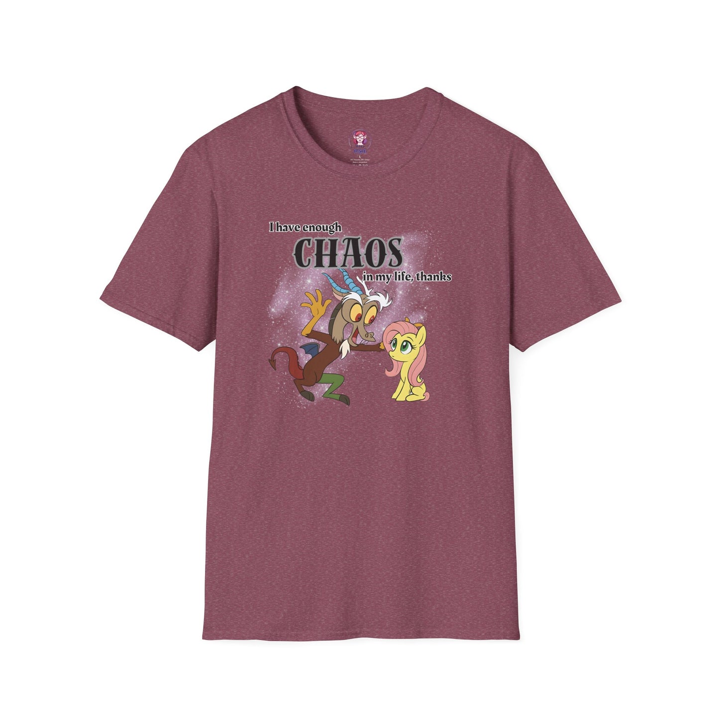 My Little Pony Discord and Fluttershy - Unisex Softstyle T-Shirt