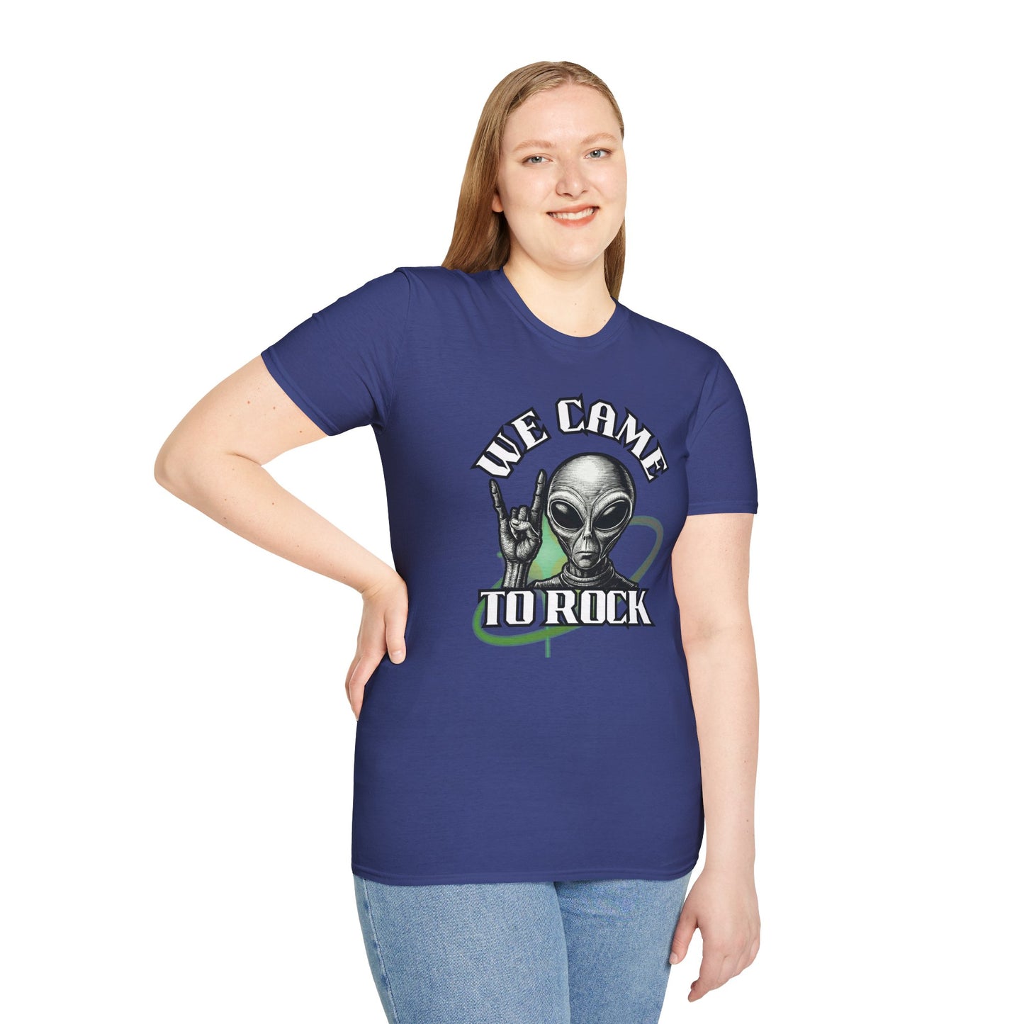 Alien Metal - We Came to Rock - Unisex Softstyle T-Shirt