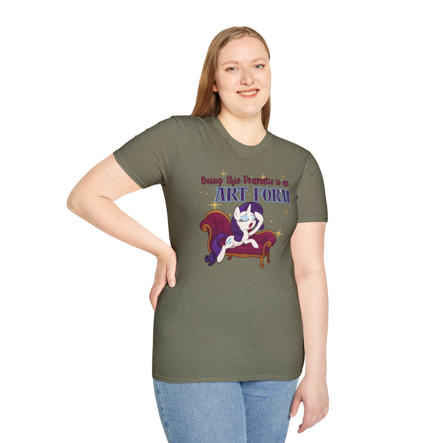 My Little Pony Rarity - Being Dramatic - Unisex Softstyle T-Shirt
