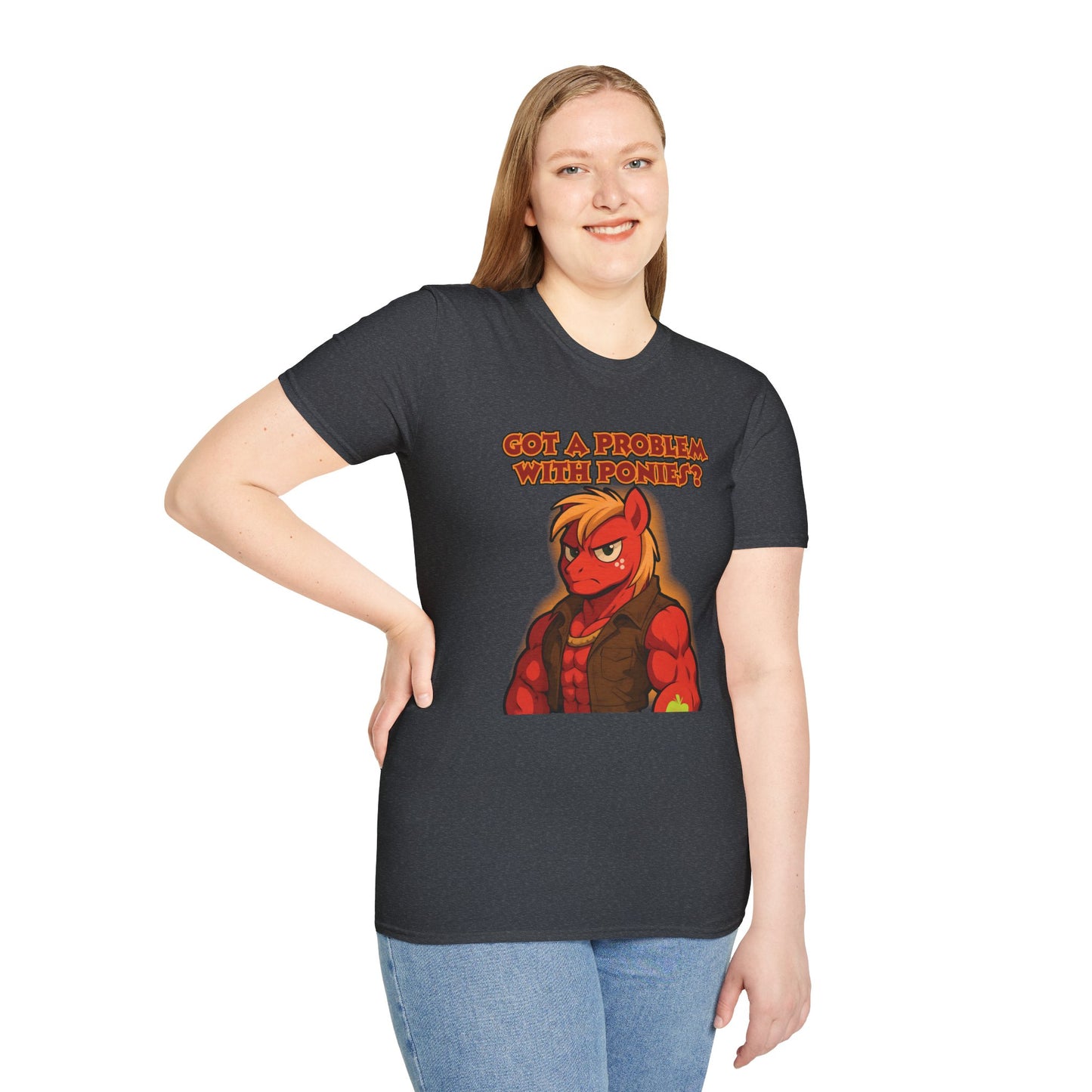 My Little Pony Masculine Big Mac - Pony Problem - Unisex Softstyle T-Shirt