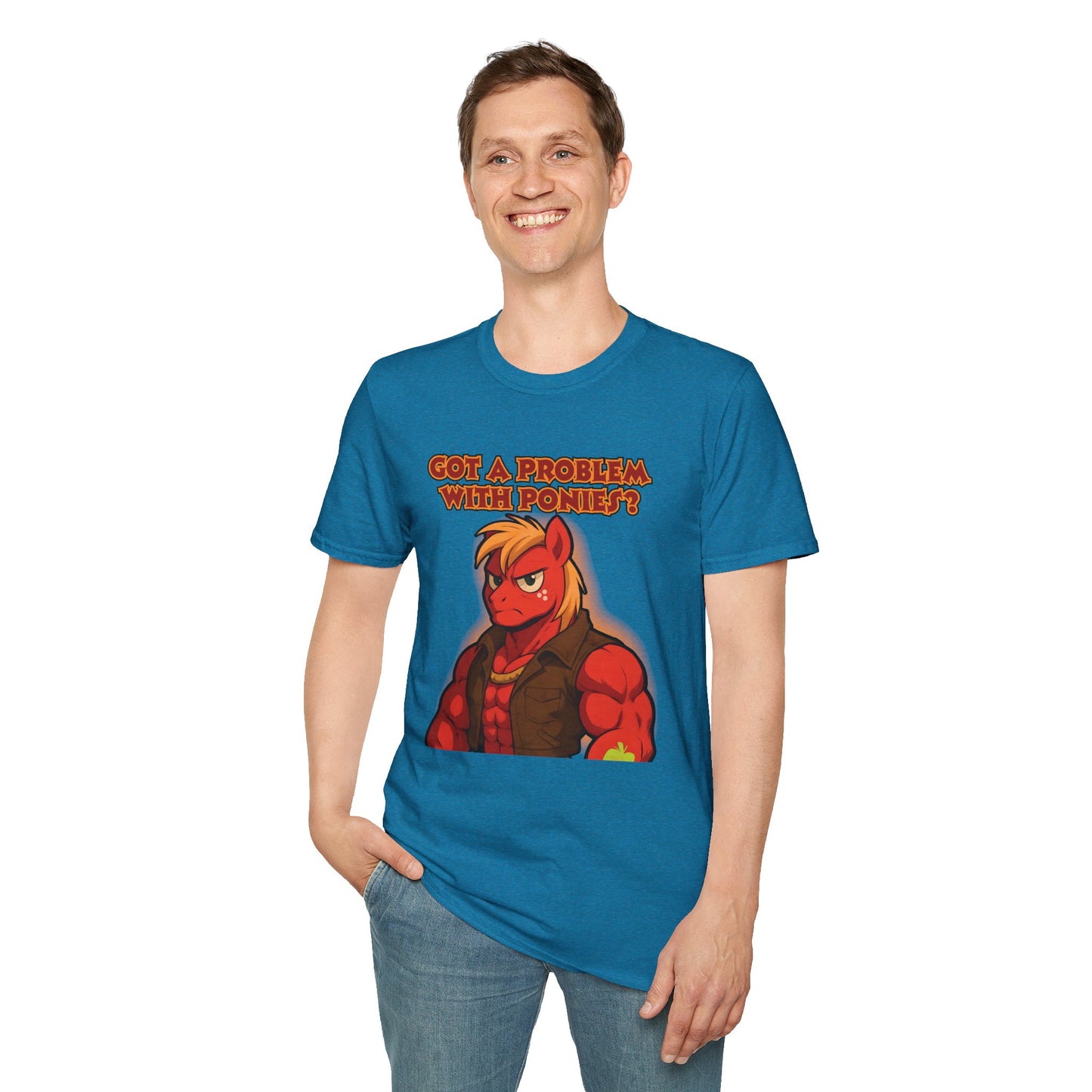 My Little Pony Masculine Big Mac - Pony Problem - Unisex Softstyle T-Shirt