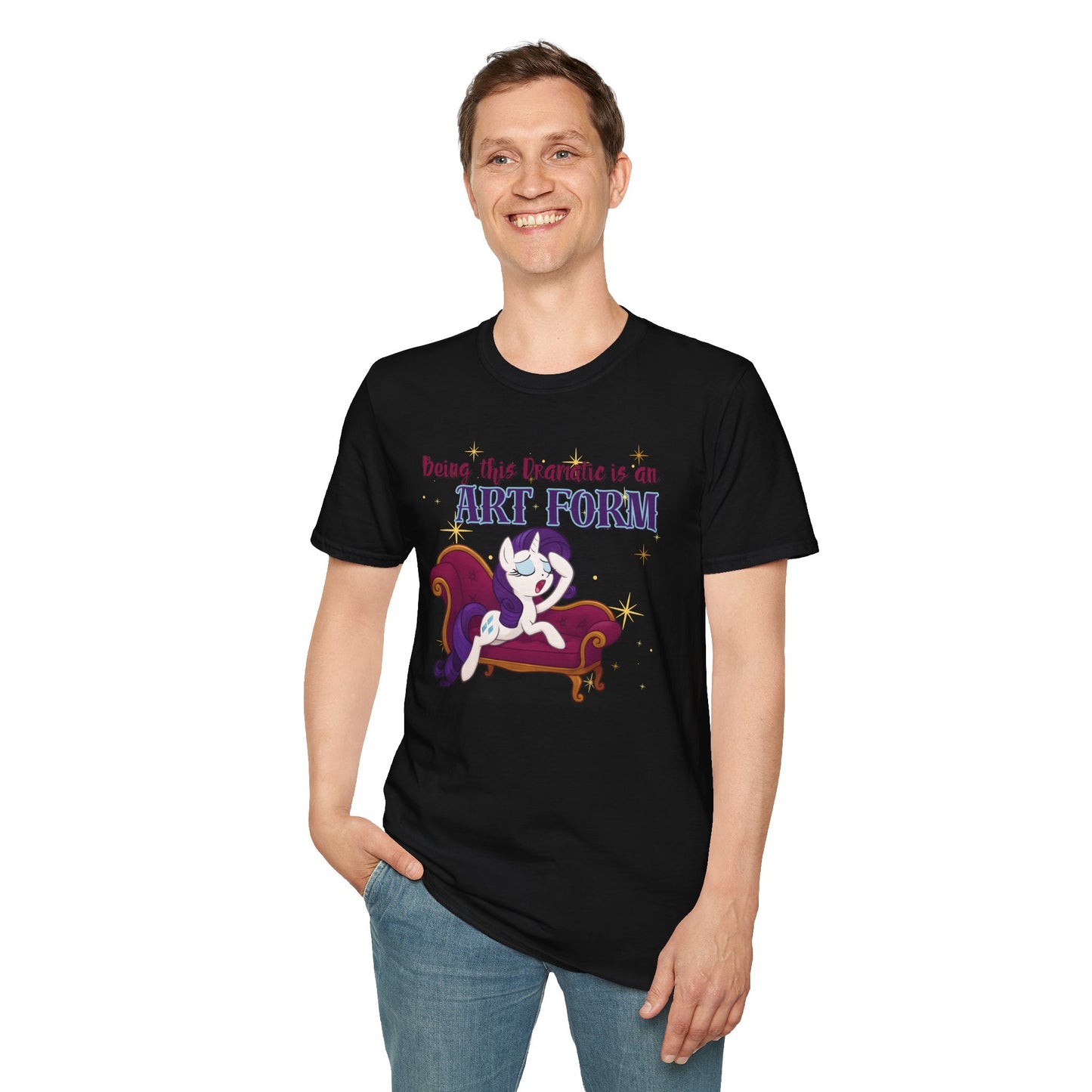 My Little Pony Rarity - Being Dramatic - Unisex Softstyle T-Shirt