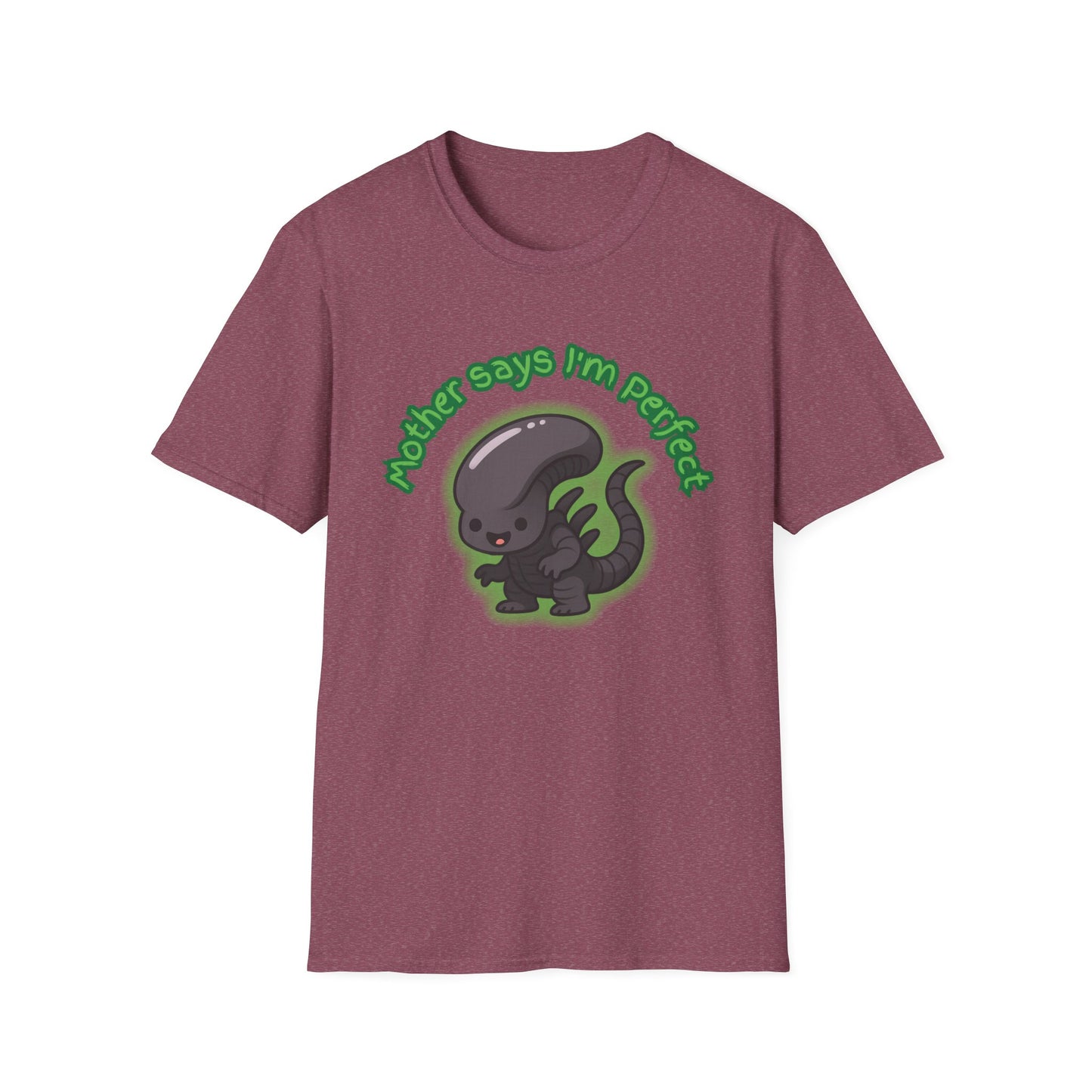 Alien Cute Xenomorph I'm Perfect - Unisex Softstyle T-Shirt