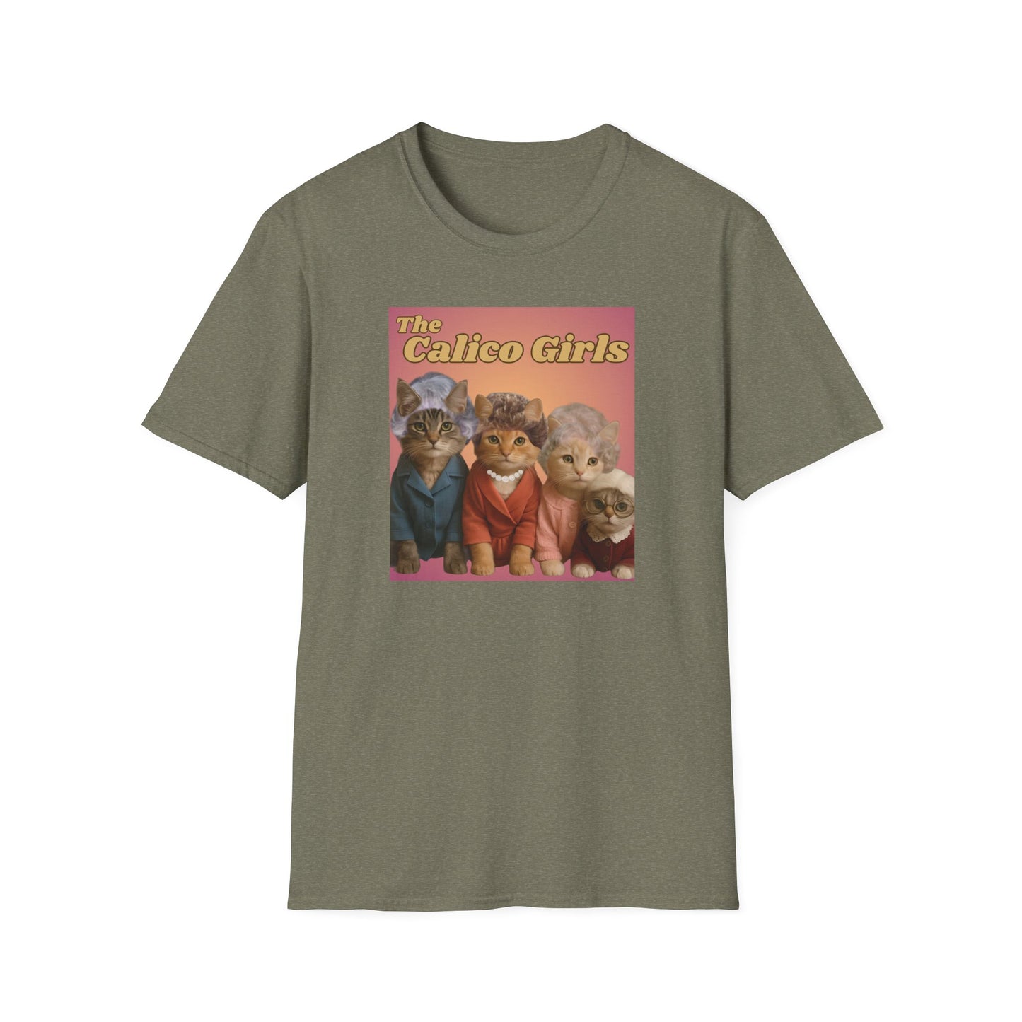 The Calico Girls cute kittens - Unisex Softstyle T-Shirt
