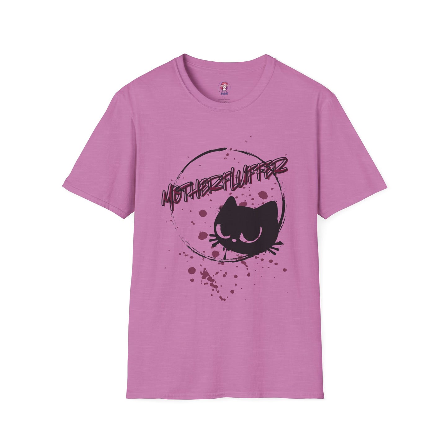 Motherfluffer Color Cat - Unisex Softstyle T-Shirt