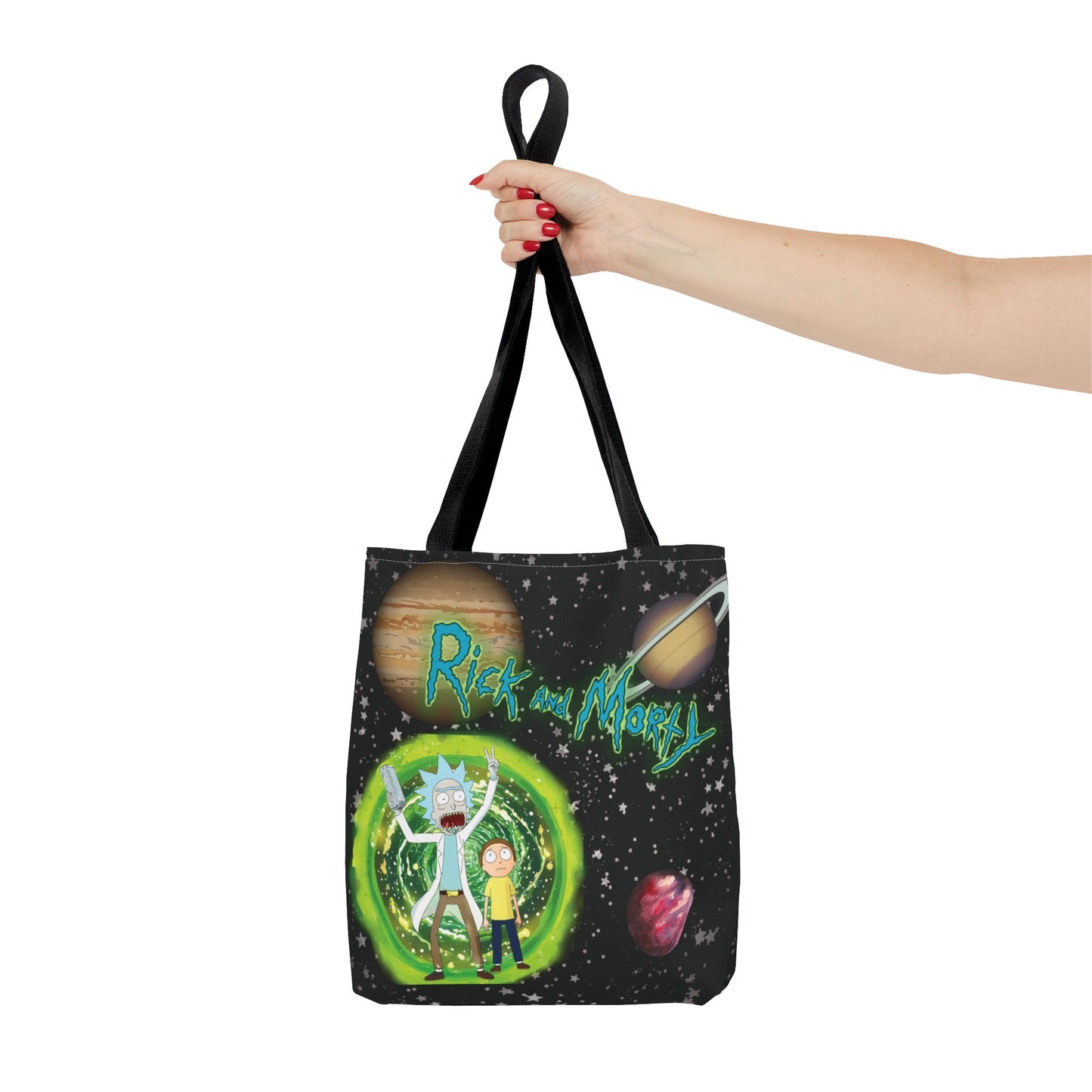Rick & Morty Custom Adventure Tote Bag