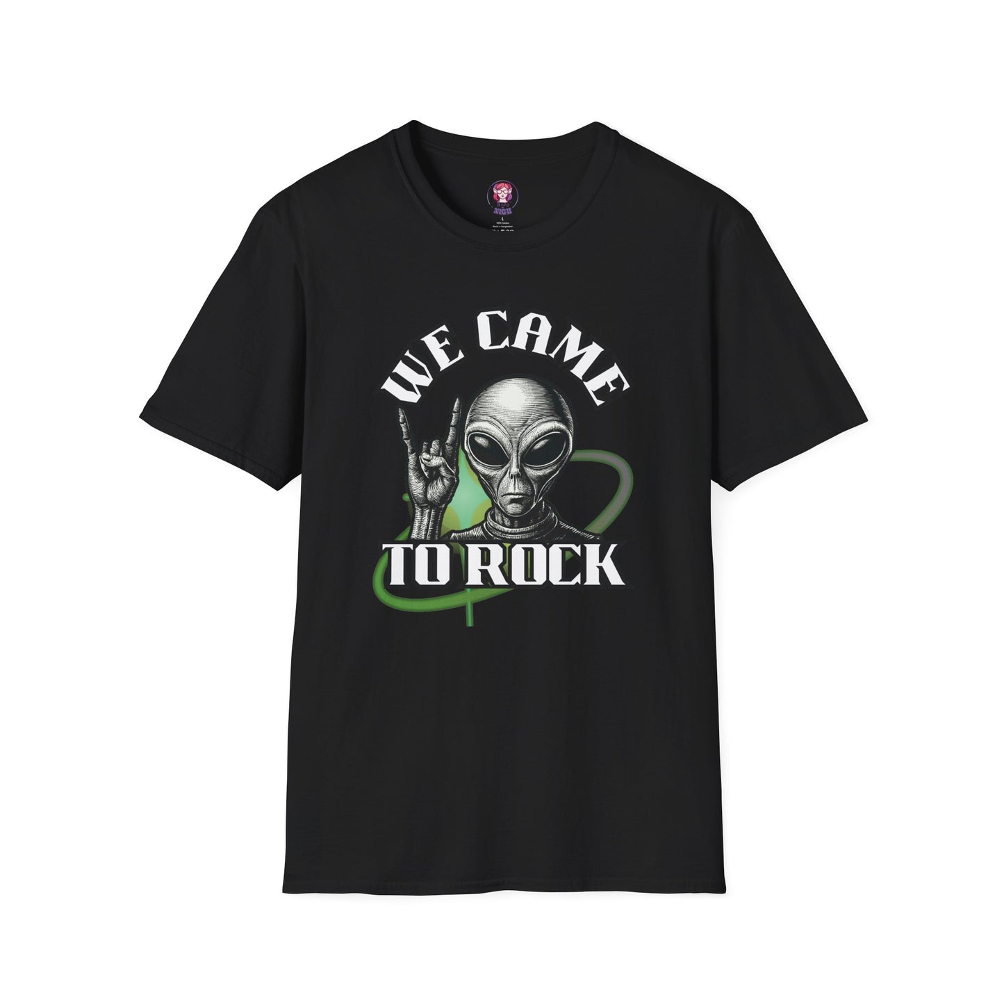 Alien Metal - We Came to Rock - Unisex Softstyle T-Shirt