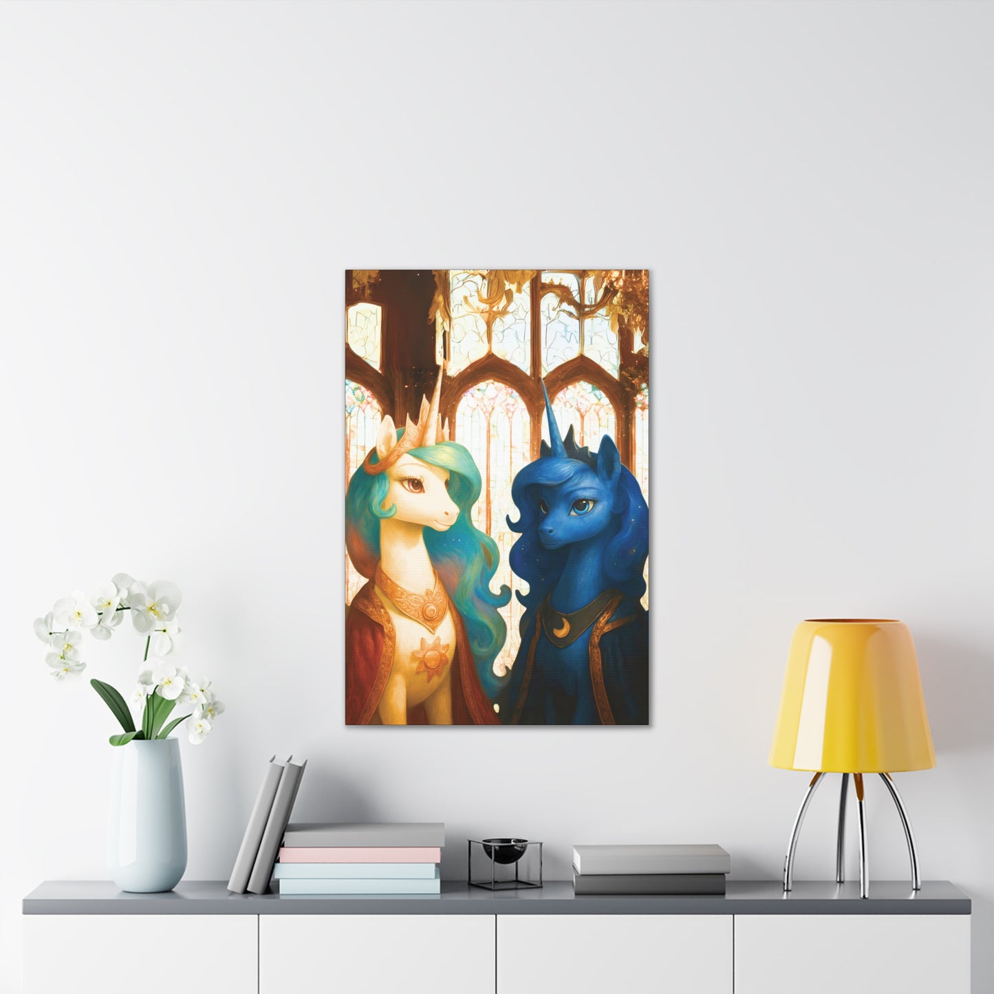 Royal Luna & Celestia - My Little Pony Canvas Art - Stretched, 0.75"