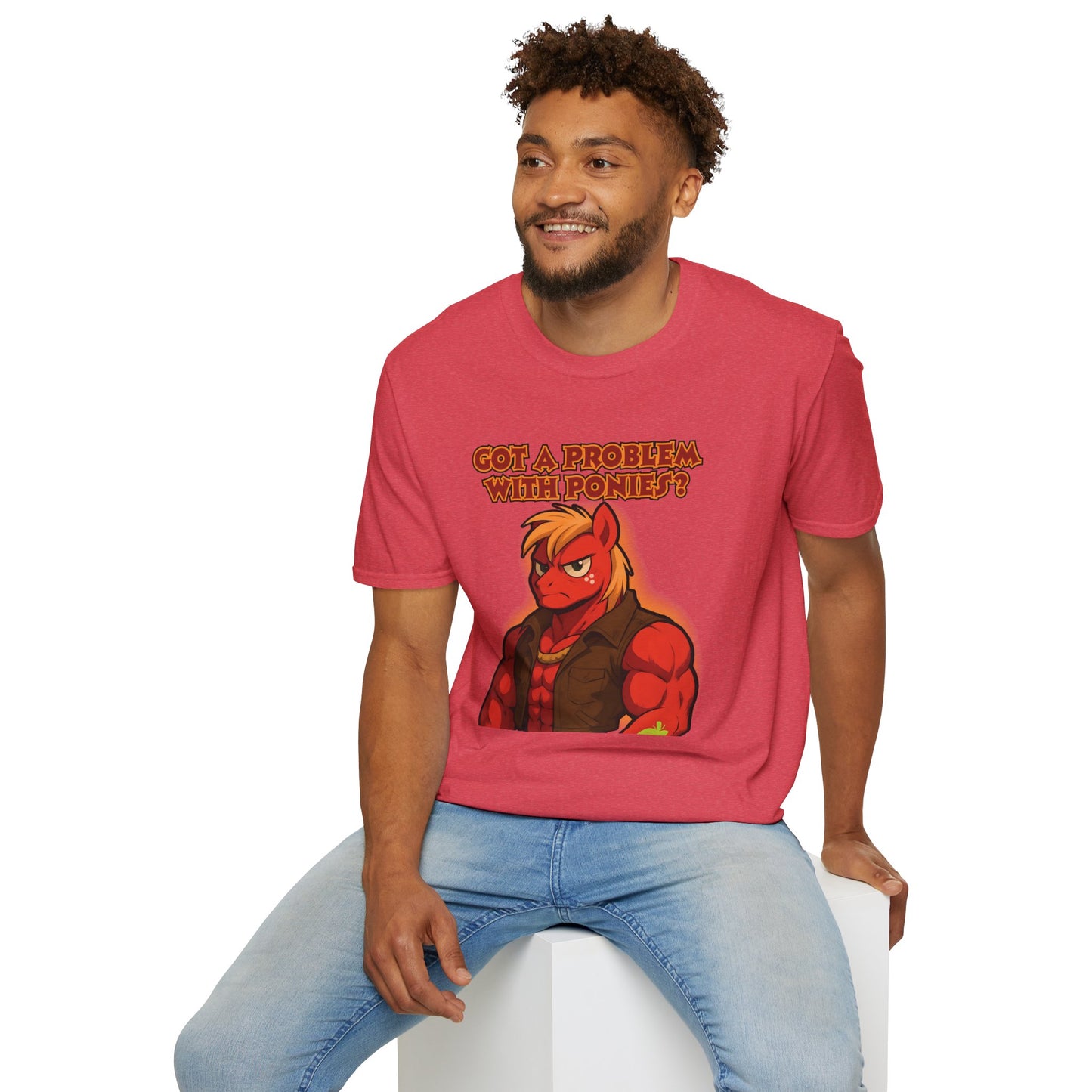 My Little Pony Masculine Big Mac - Pony Problem - Unisex Softstyle T-Shirt