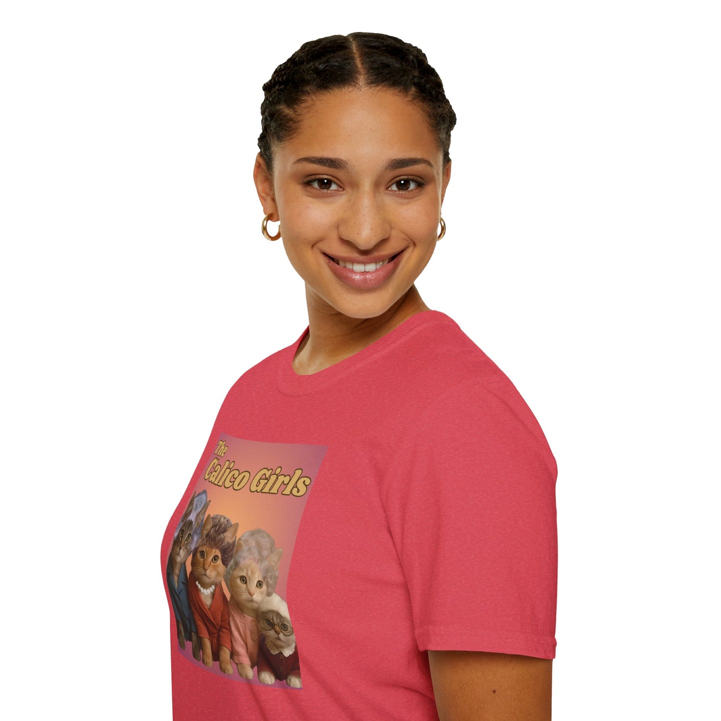 The Calico Girls cute kittens - Unisex Softstyle T-Shirt