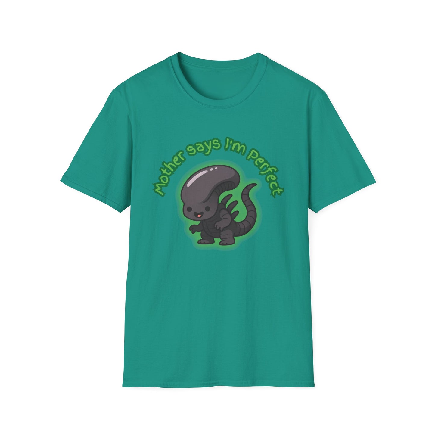 Alien Cute Xenomorph I'm Perfect - Unisex Softstyle T-Shirt