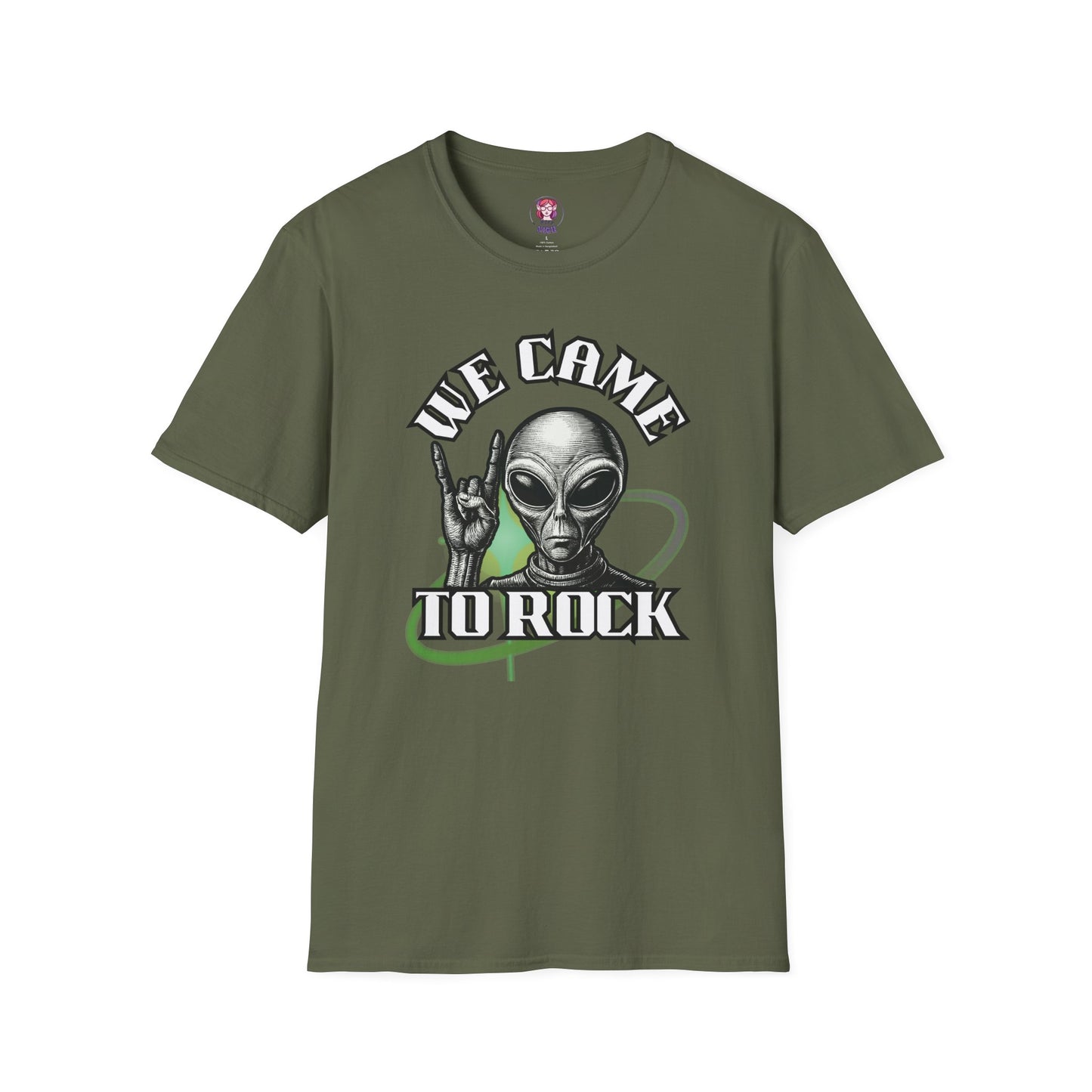 Alien Metal - We Came to Rock - Unisex Softstyle T-Shirt
