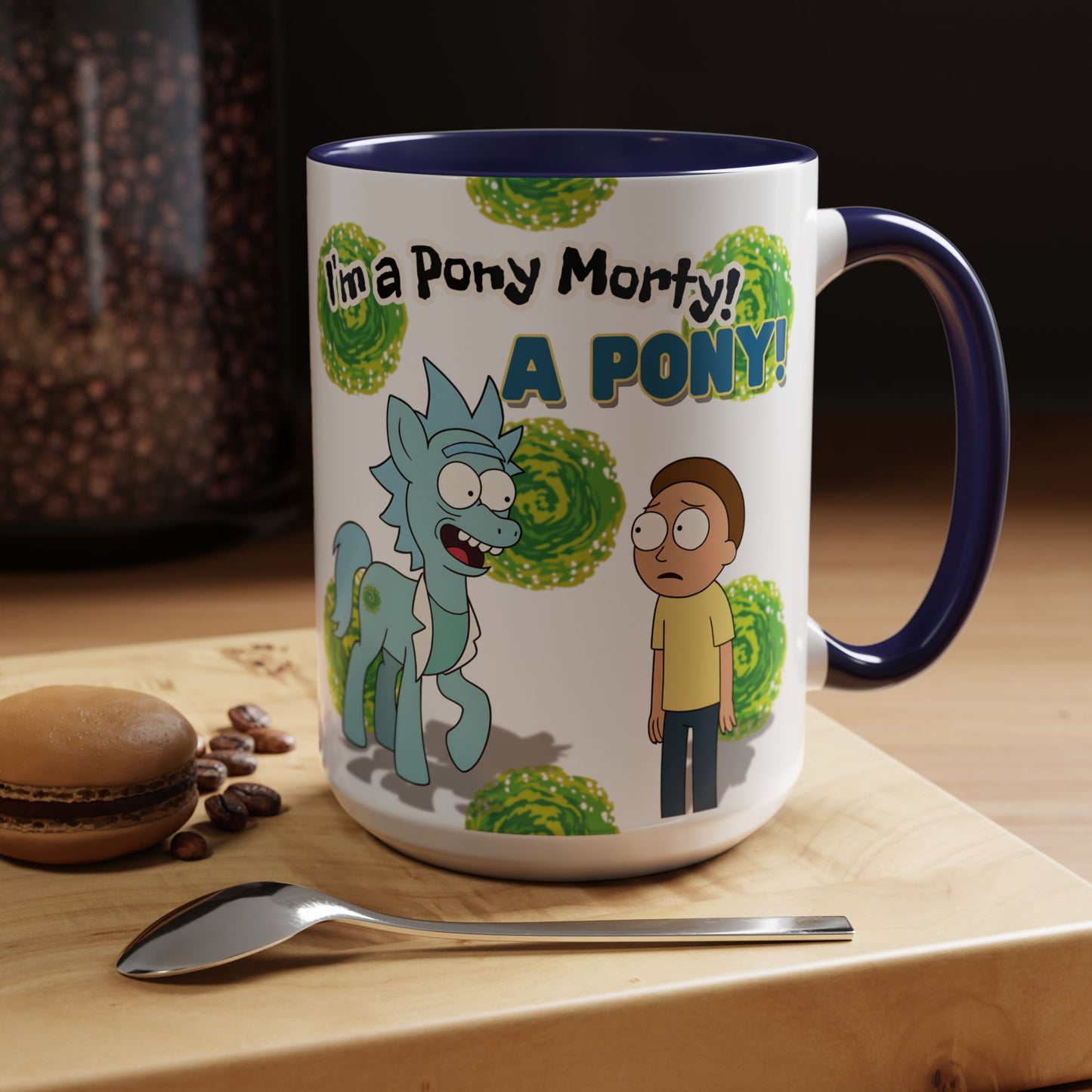 Rick & Morty Pony Accent Coffee Mug (11, 15oz)