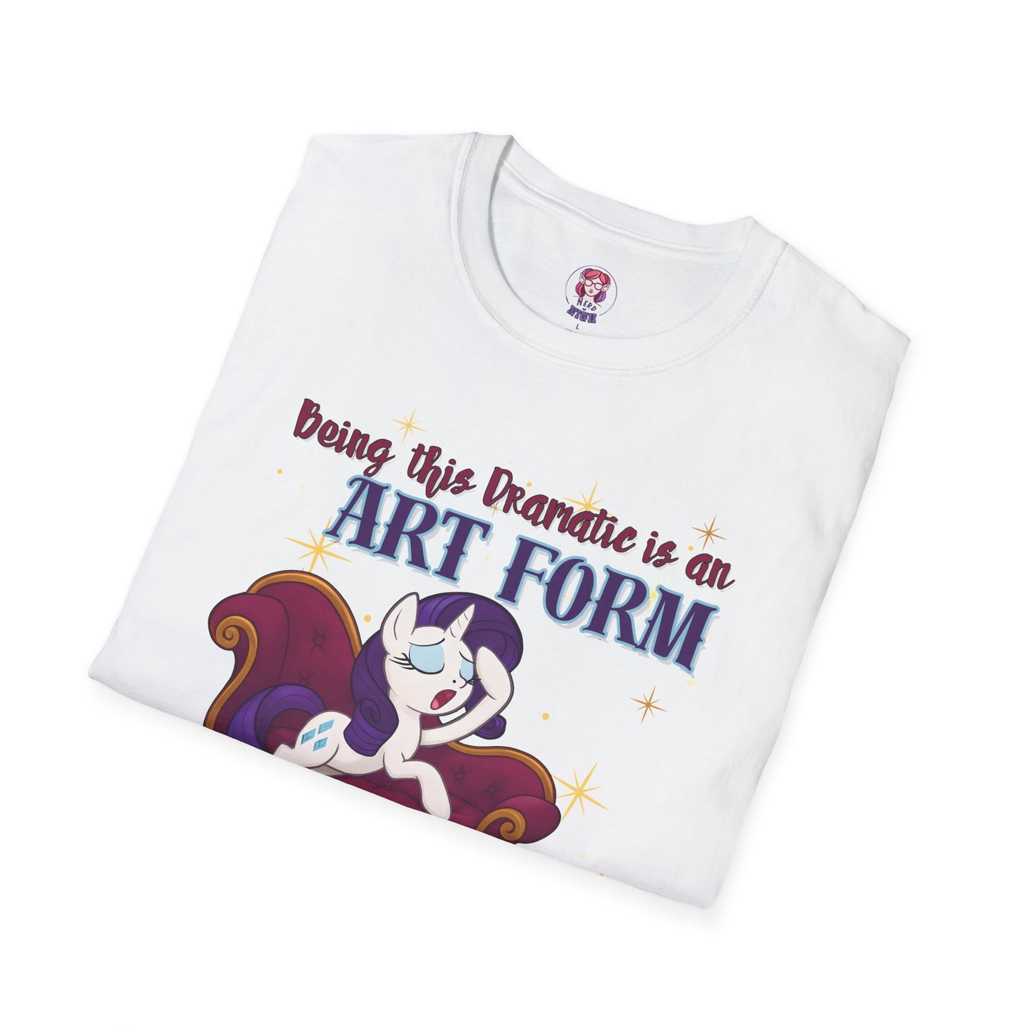 My Little Pony Rarity - Being Dramatic - Unisex Softstyle T-Shirt