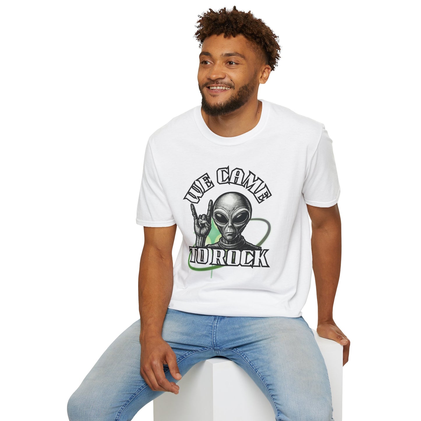 Alien Metal - We Came to Rock - Unisex Softstyle T-Shirt