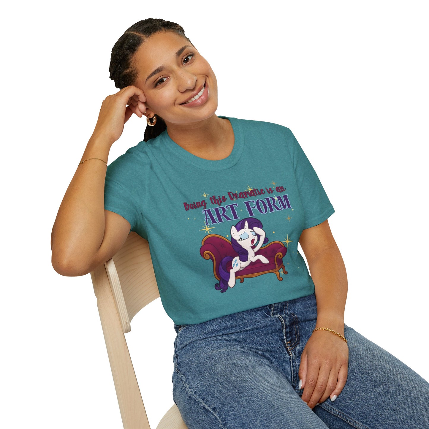 My Little Pony Rarity - Being Dramatic - Unisex Softstyle T-Shirt