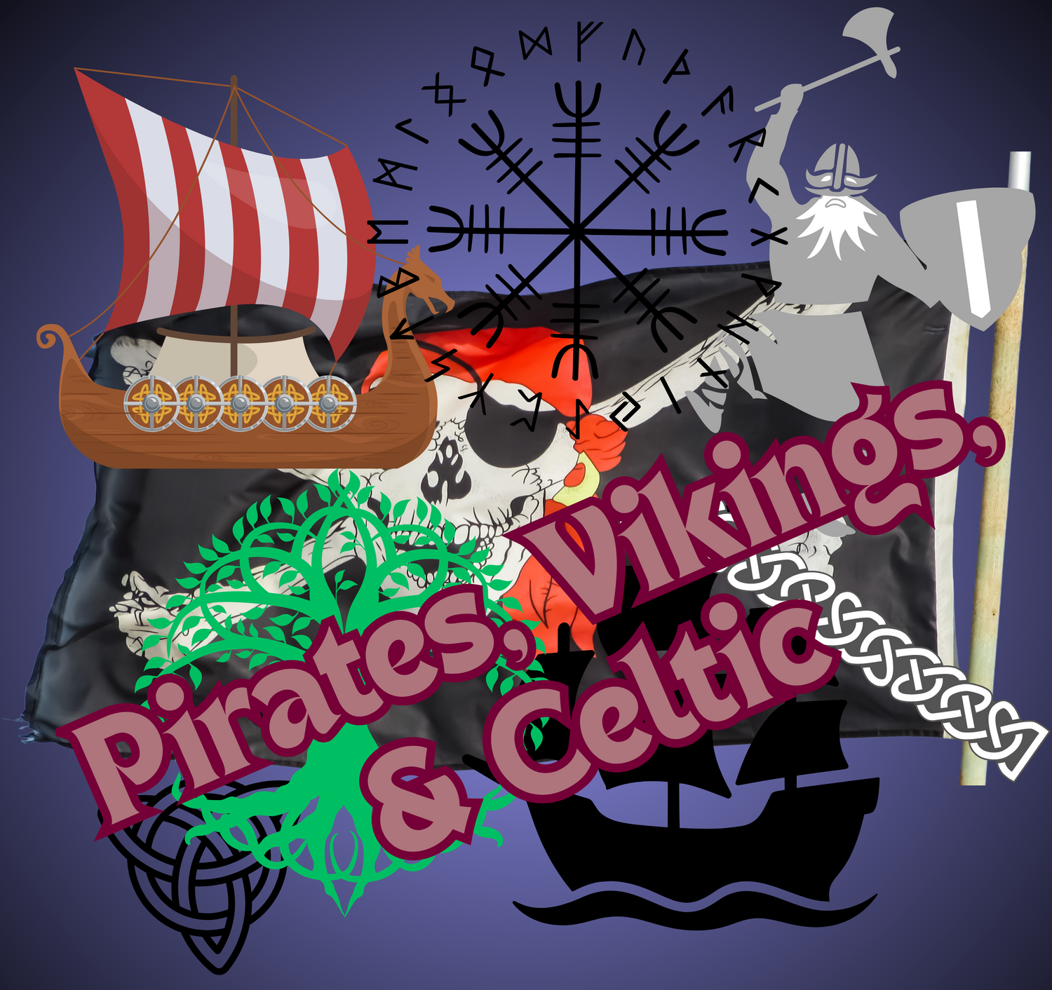 Pirates, Vikings, Celtic Designs